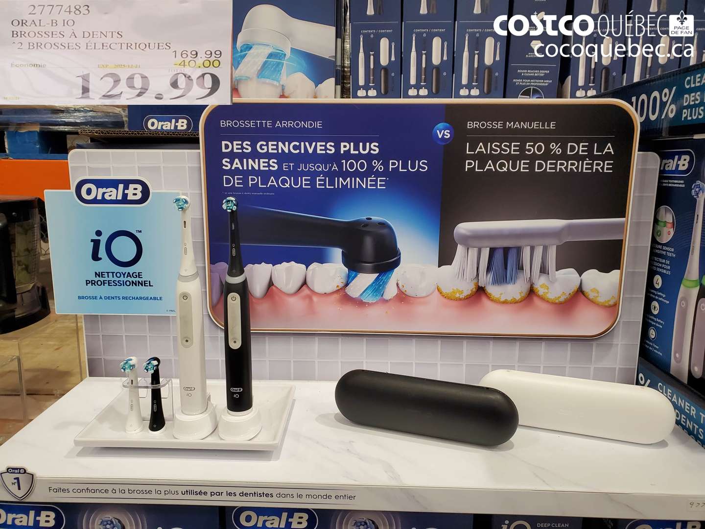 2777483 ORAL-B IO BROSSES A DENTS ($40.00 INSTANT SAVINGS EXPIRES ON 2025-12-21) $129.99