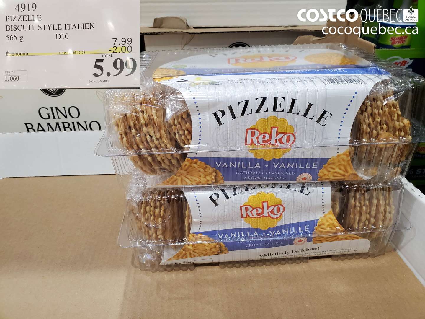 4919 PIZZELLE BISCUIT STYLE ITALIEN ($2.00 INSTANT SAVINGS EXPIRES ON 2025-12-28) $5.99