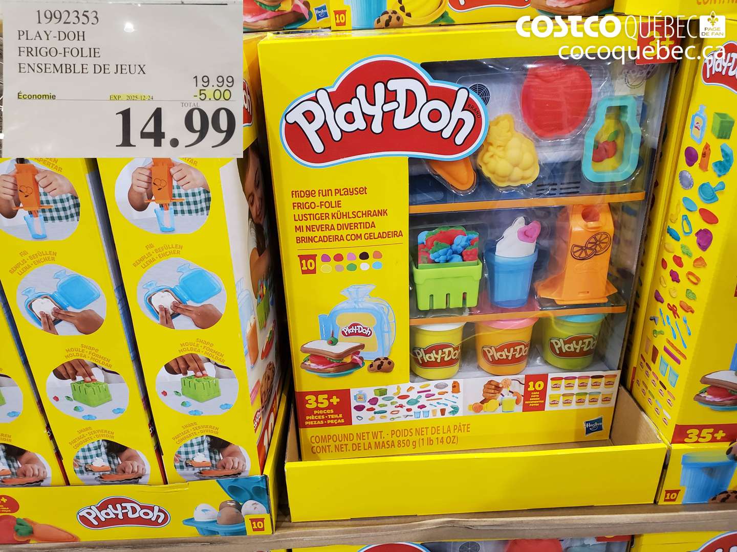 1992353 PLAY-DOH FRIGO-FOLIE ENSEMBLE DE JEUX ($5.00 INSTANT SAVINGS EXPIRES ON 2025-12-24) $14.99