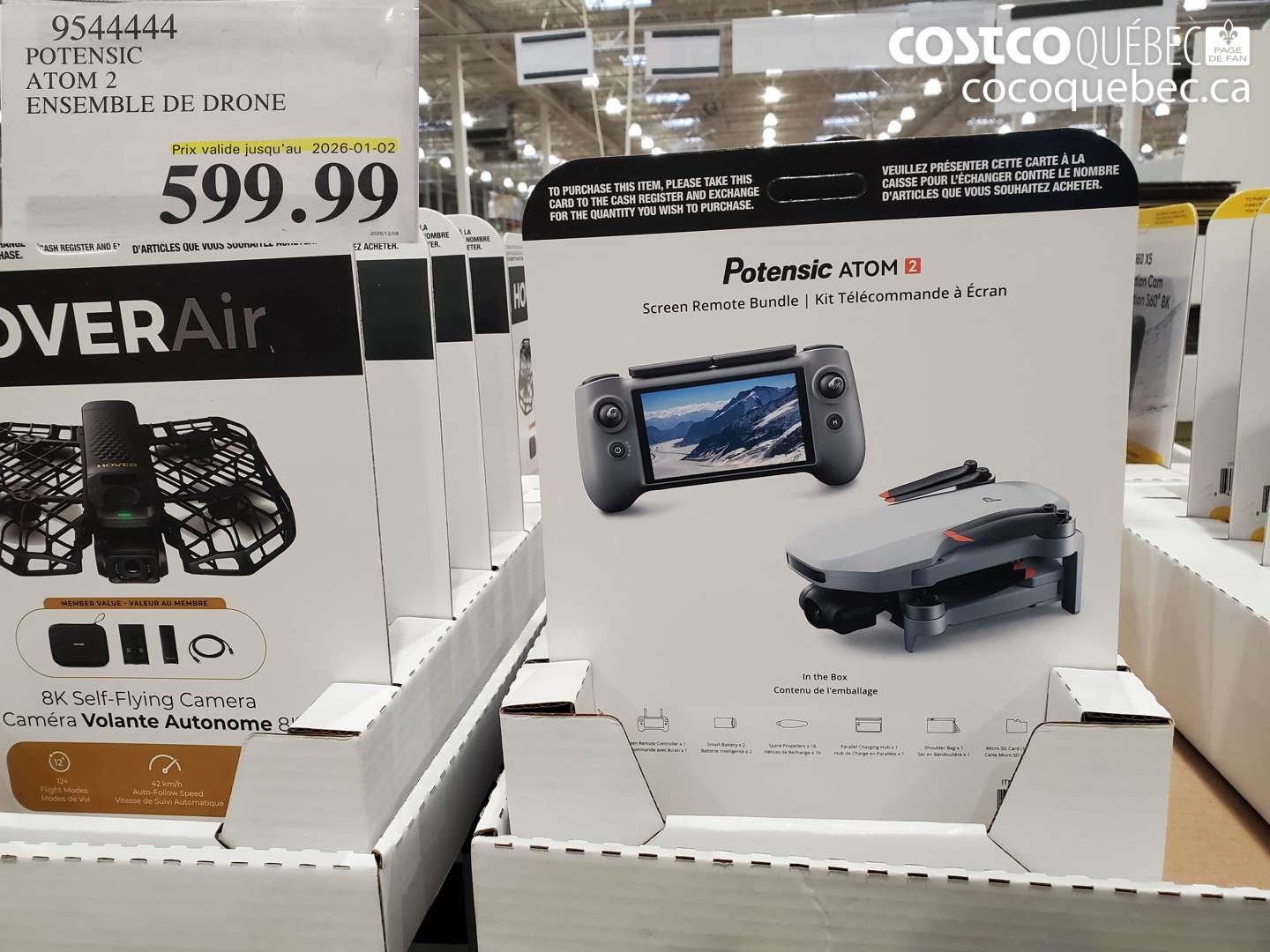 9544444 POTENSIC ATOM 2 ENSEMBLE DE DRONE (EXPIRES ON 2026-01-02) $599.99