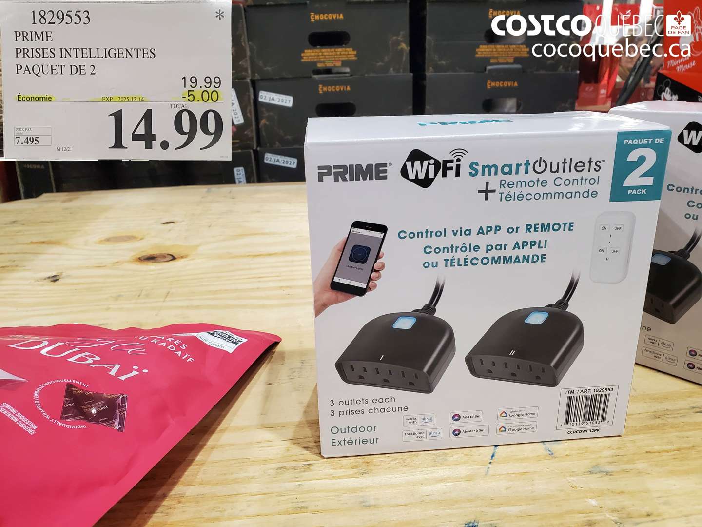 1829553 PRIME PRISES INTELLIGENTES PAQUET DE 2 ($5.00 INSTANT SAVINGS EXPIRES ON 2025-12-14) $14.99