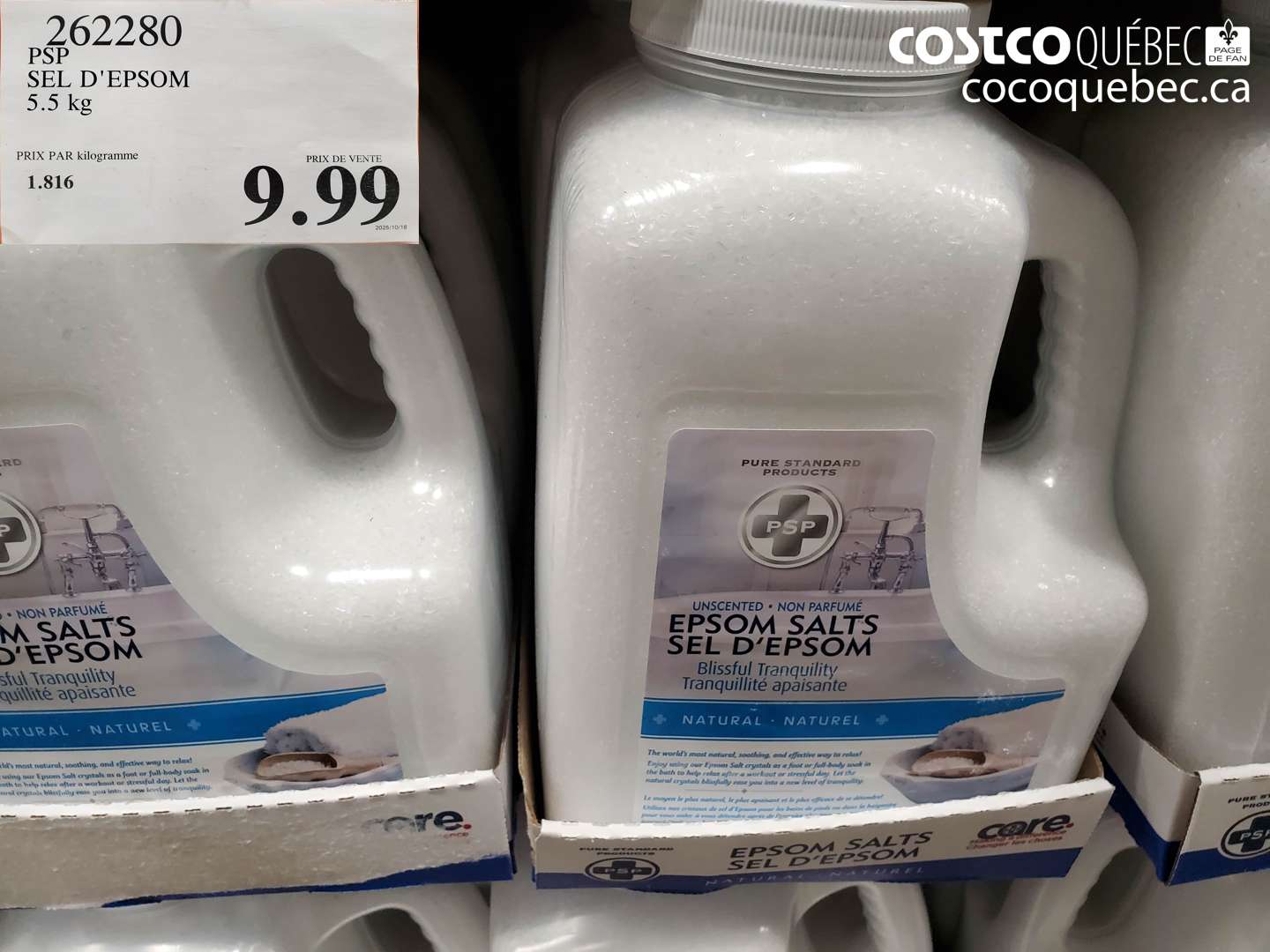 262280 PSP SEL D'EPSOM 5.5 kg $9.99