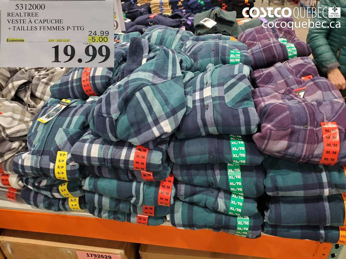 5312000 REALTREE VESTE A CAPUCHE + TAILLES FEMMES  ($5.00 INSTANT SAVINGS EXPIRES ON 2025-12-07) $19.99