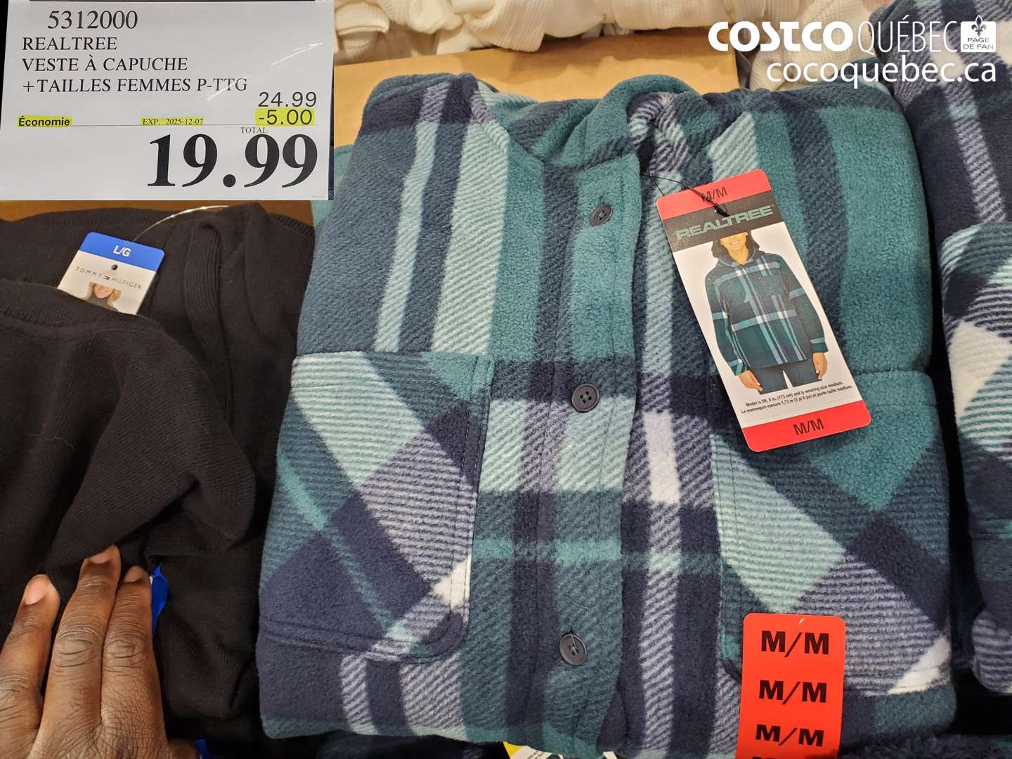 5312000 REALTREE VESTE A CAPUCHE + TAILLES FEMMES  ($5.00 INSTANT SAVINGS EXPIRES ON 2025-12-07) $19.99