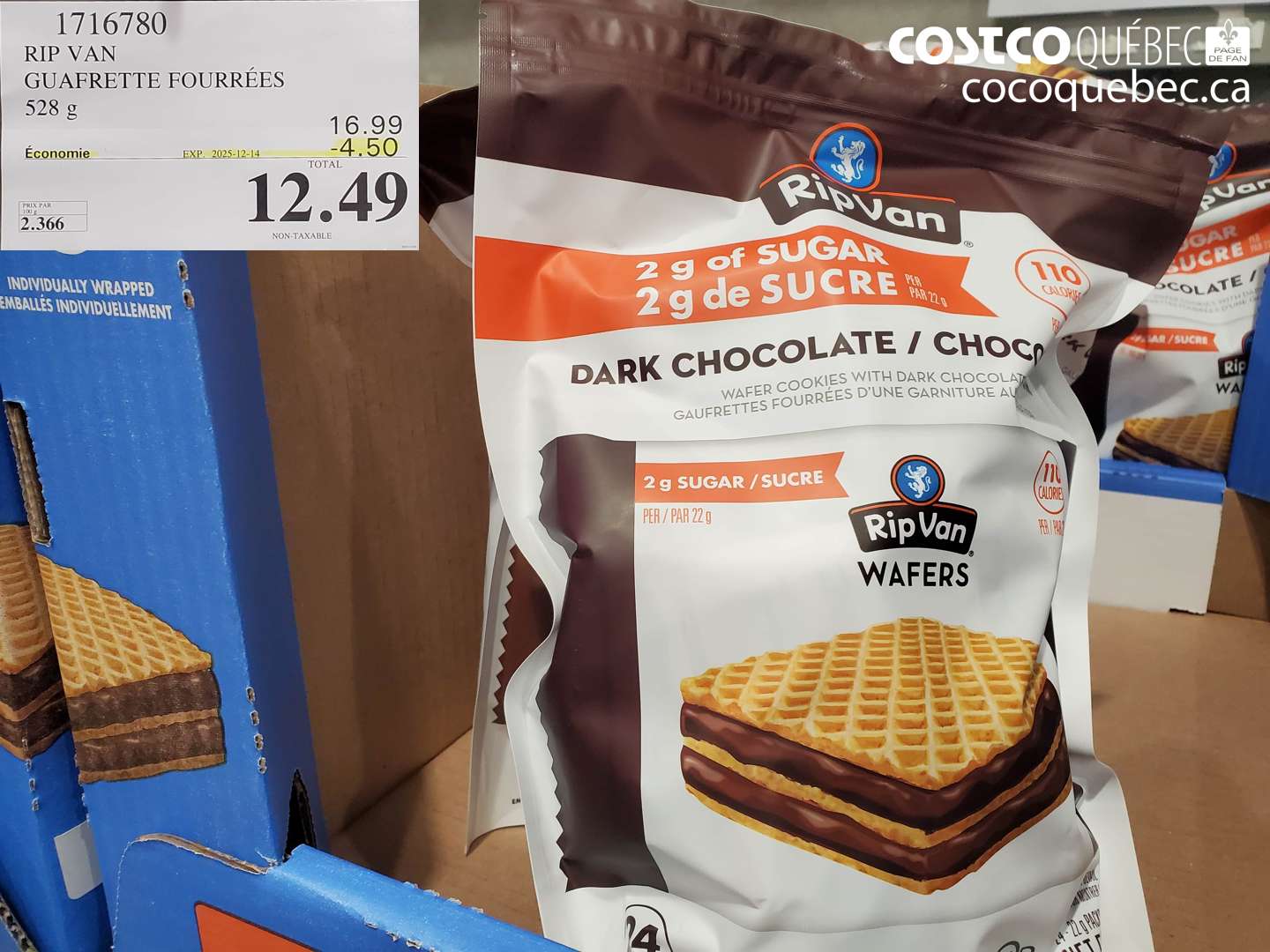 1716780 RIP VAN GUAFFRETE FOURRÉES (EXPIRES ON 2025-12-14) $12.49