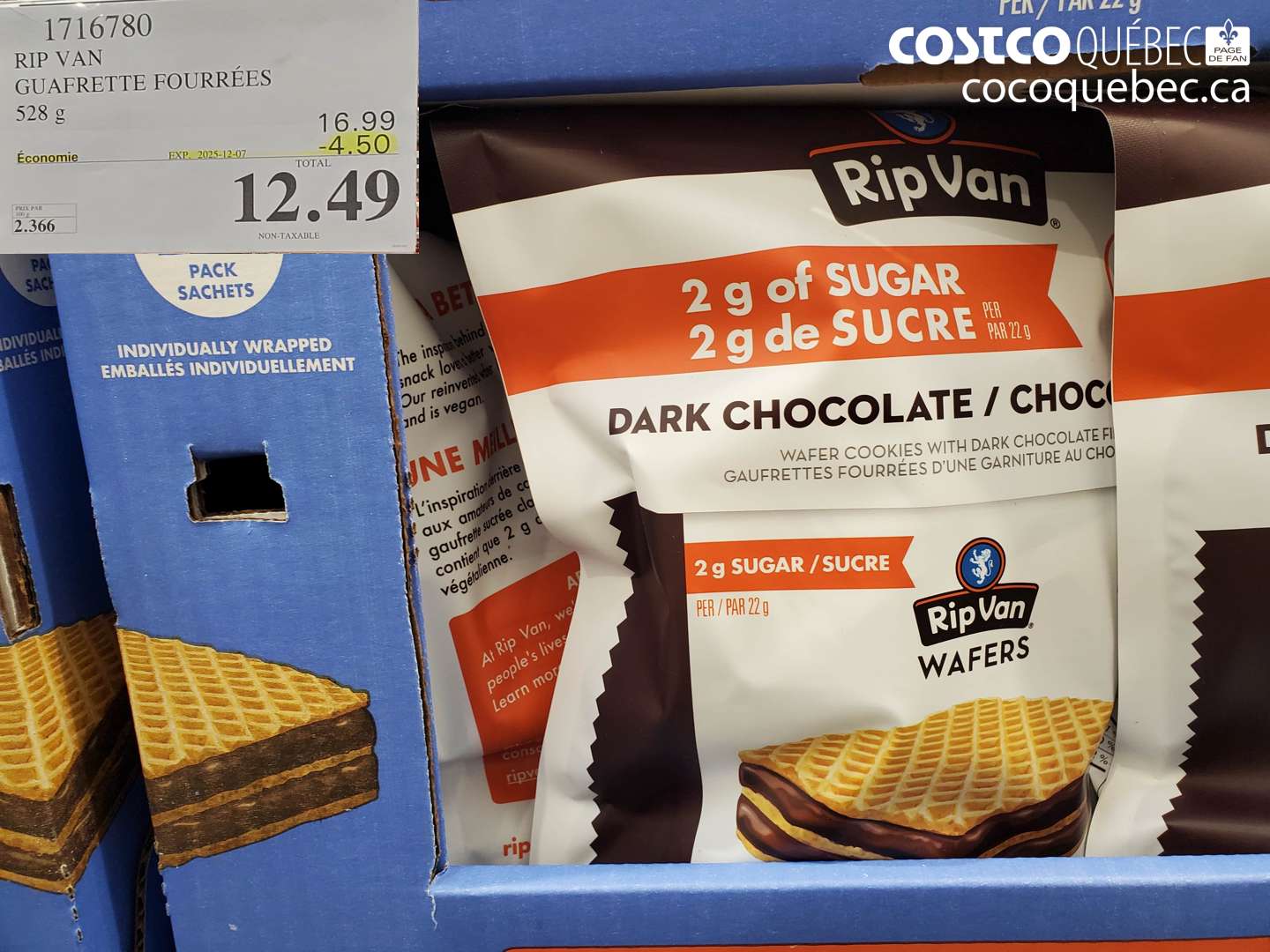 1716780 RIP VAN GUAFRETTE FOURRÉES ($4.50 INSTANT SAVINGS EXPIRES ON 2025-12-07) $12.49