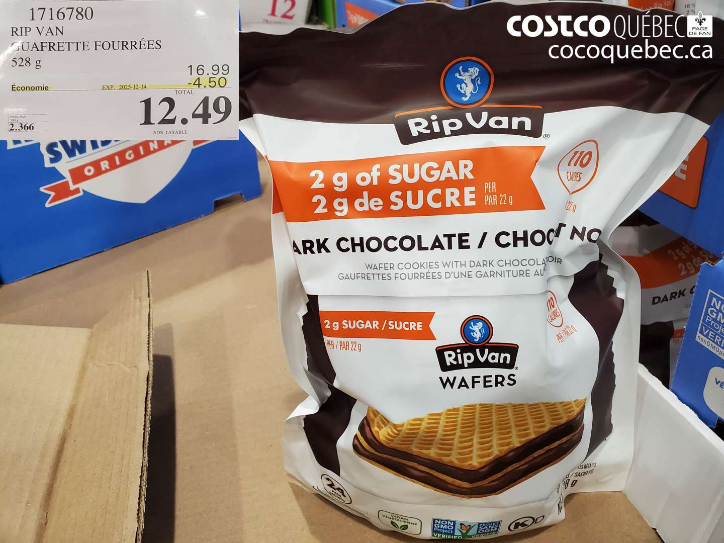 1716780 RIP VAN GUAFRETTE FOURRÉES (EXPIRES ON 2025-12-14) $12.49