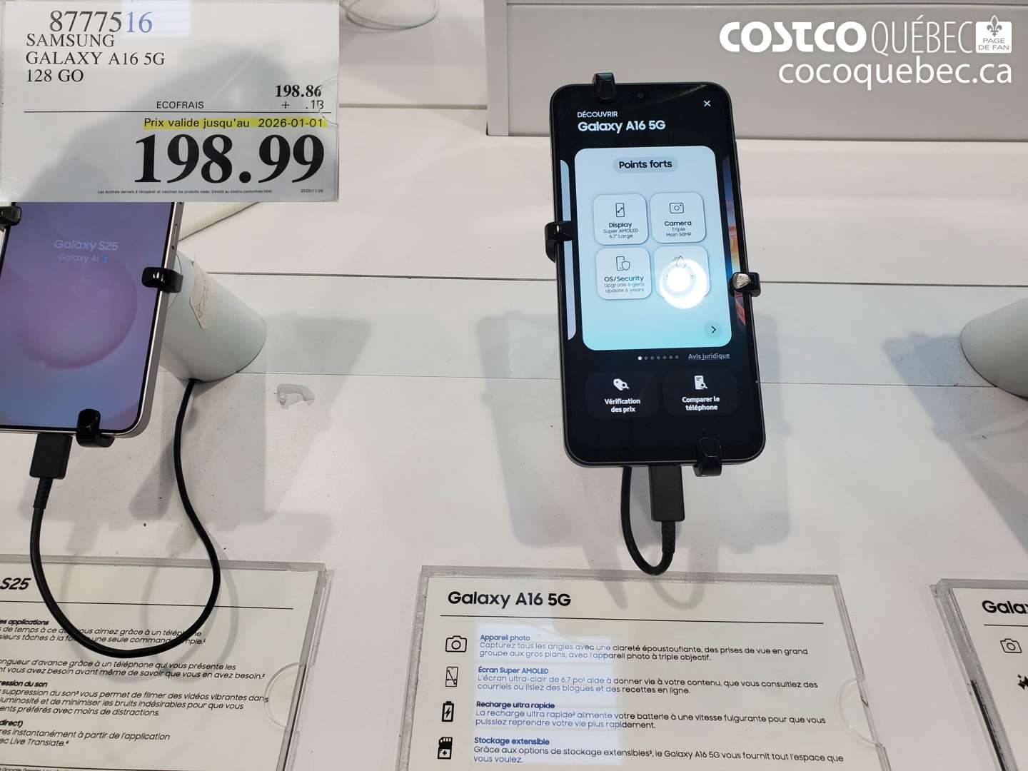 8777516 SAMSUNG GALAXY A16 5G 128 GO  $198.99