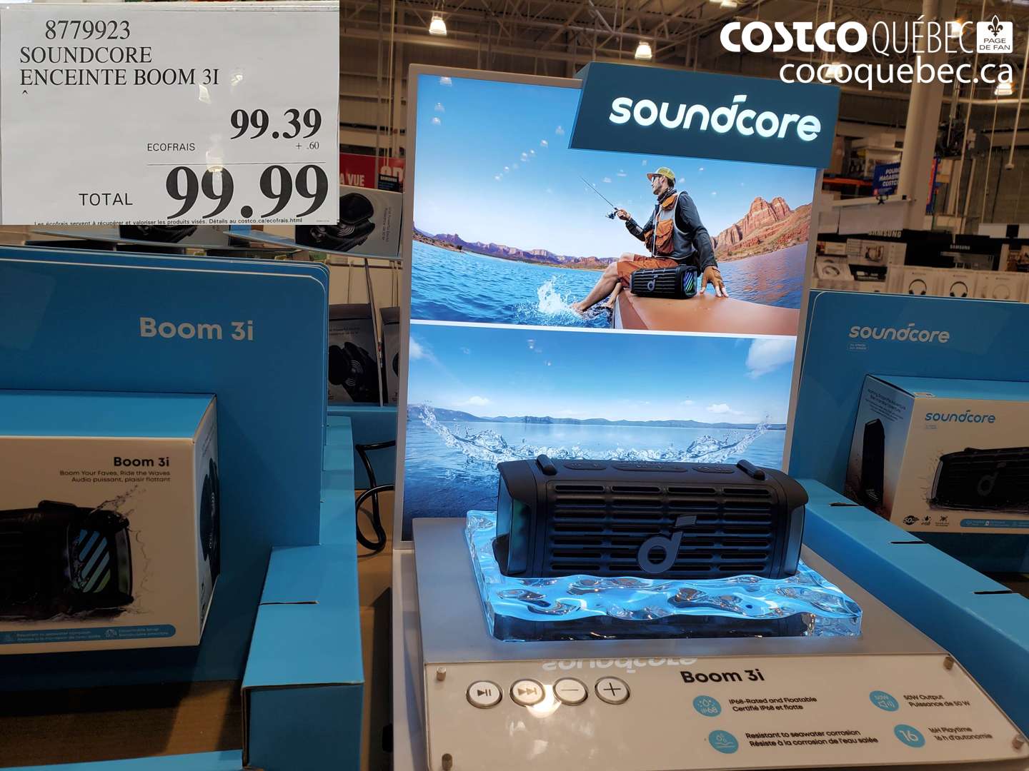 8779923 SOUNDCORE ENCEINTE BOOM 3I $99.99