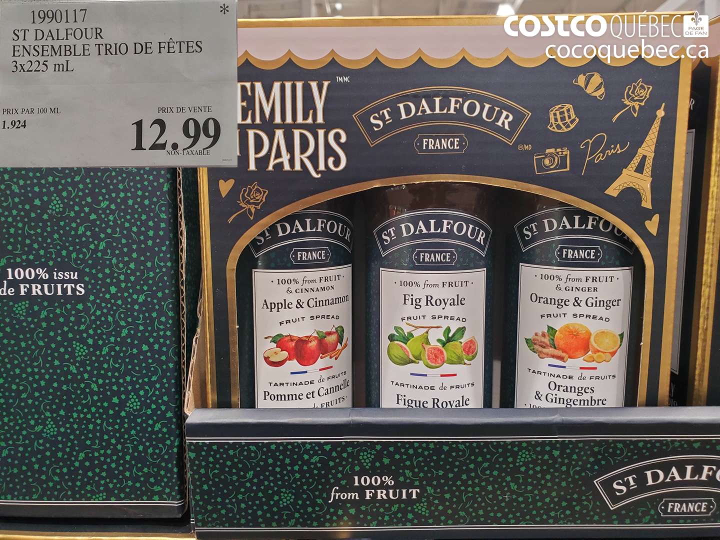 1990117 ST DALFOUR ENSEMBLE TRIO DE FÊTES 3x225 mL $12.99