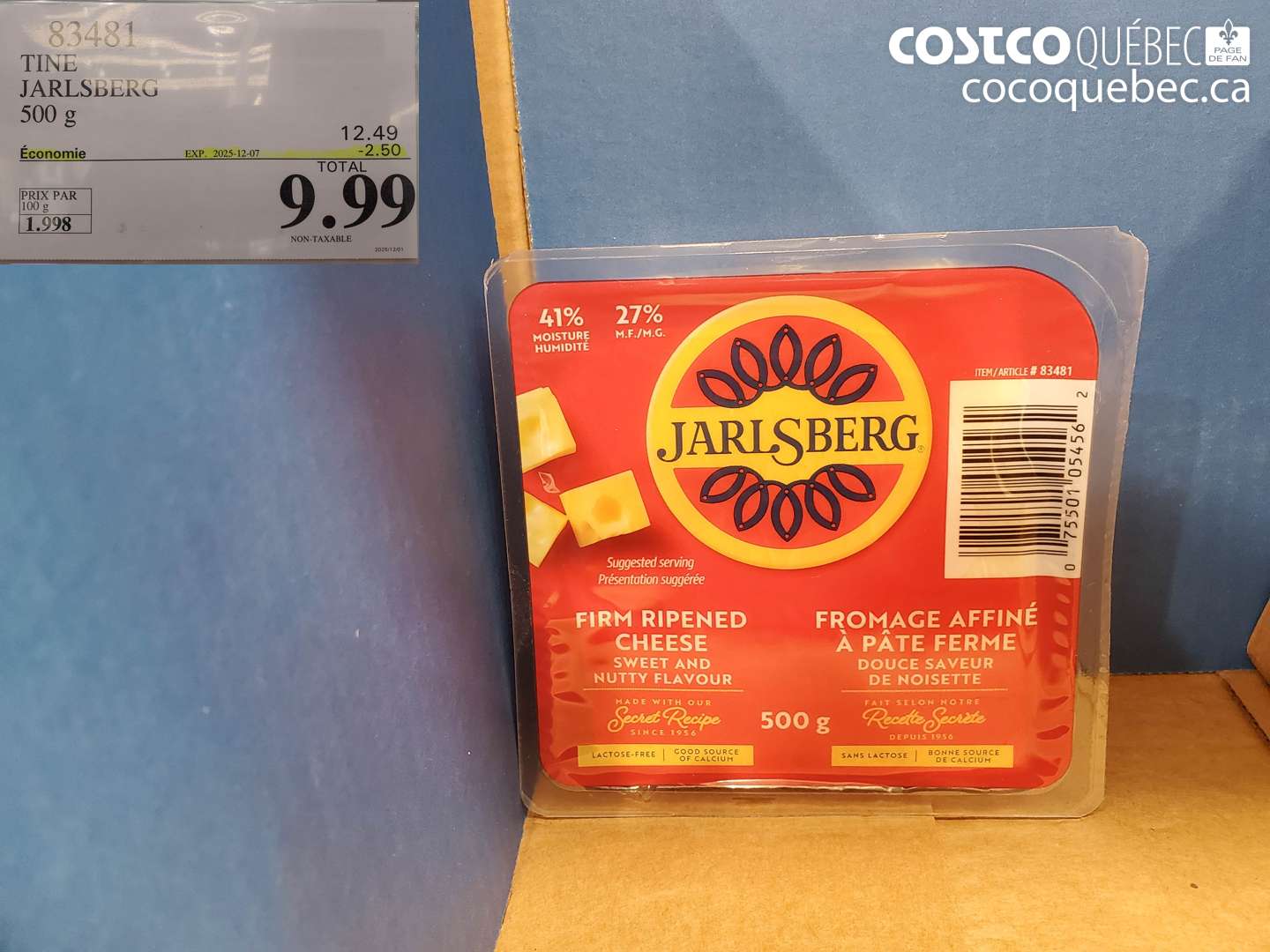 83481 TINE JARLSBERG ($2.50 INSTANT SAVINGS EXPIRES ON 2025-12-07) $9.99