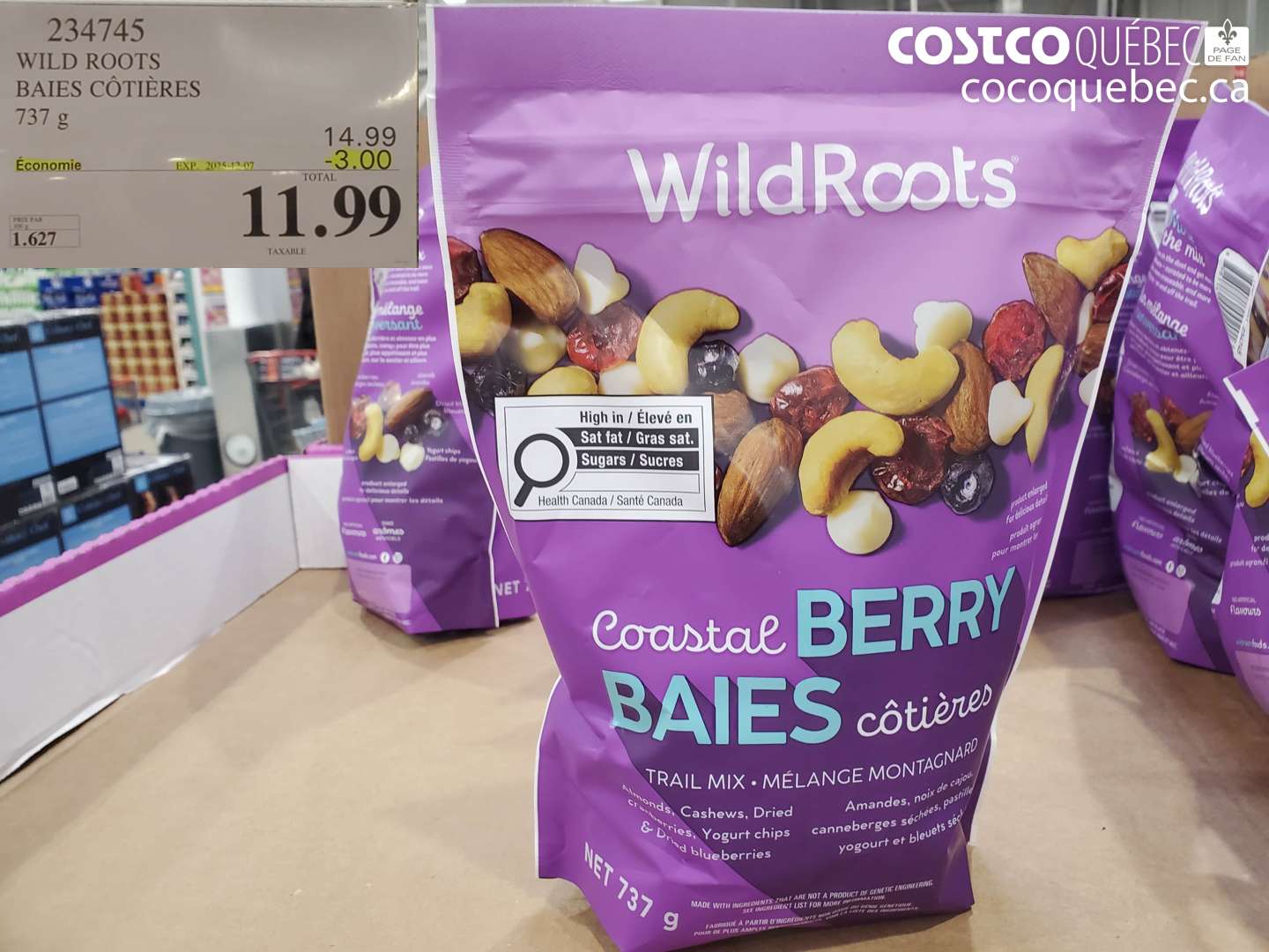 234745 WILD ROOTS BAIES CoTIéRES  ($3.00 INSTANT SAVINGS EXPIRES ON 2025-12-07) $11.99