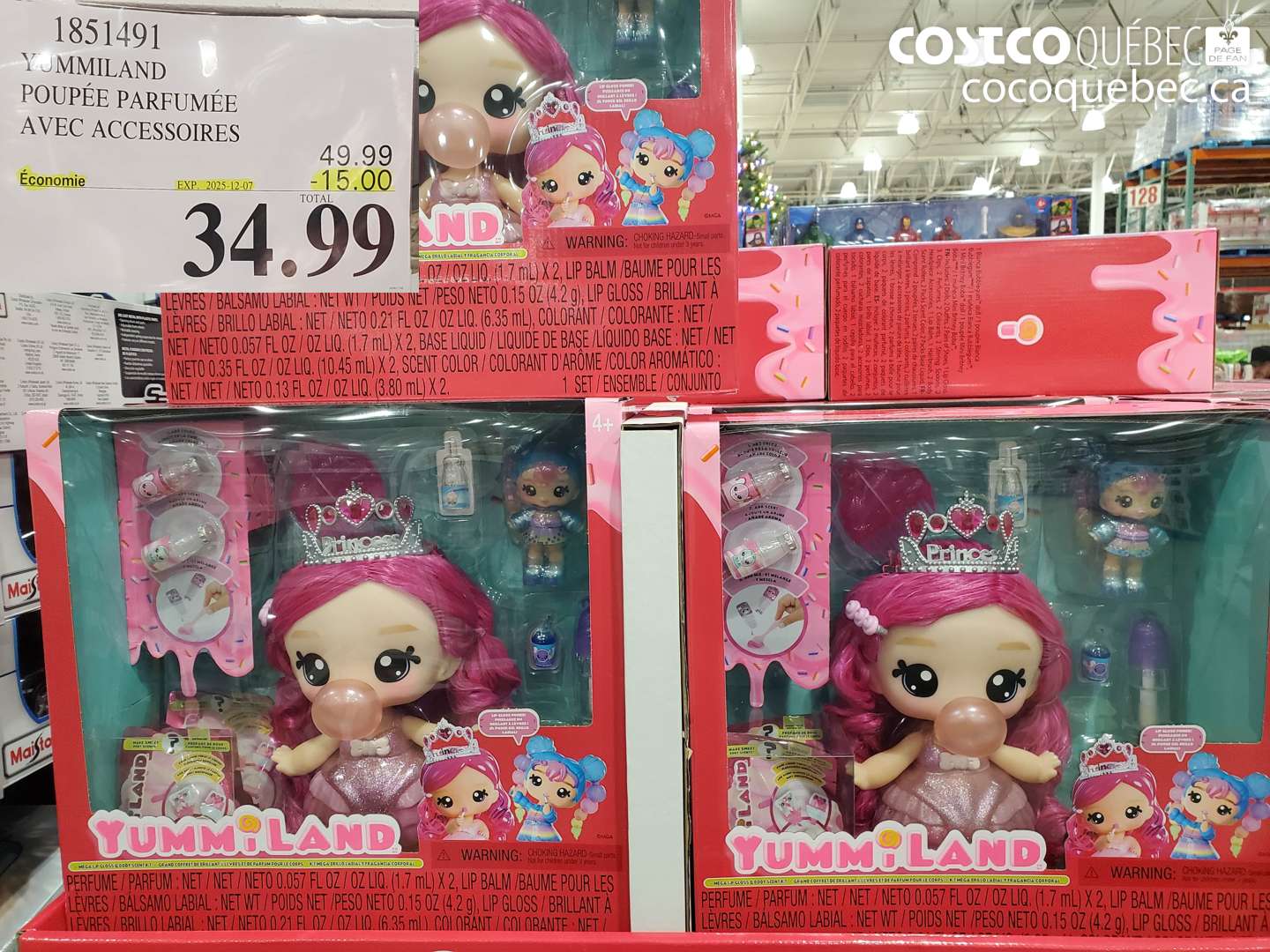 1851491 YUMMILAND POUPEE PARFUMEE AVEC ACCESSOIRES ($15.00 INSTANT SAVINGS EXPIRES ON 2025-12-07) $34.99