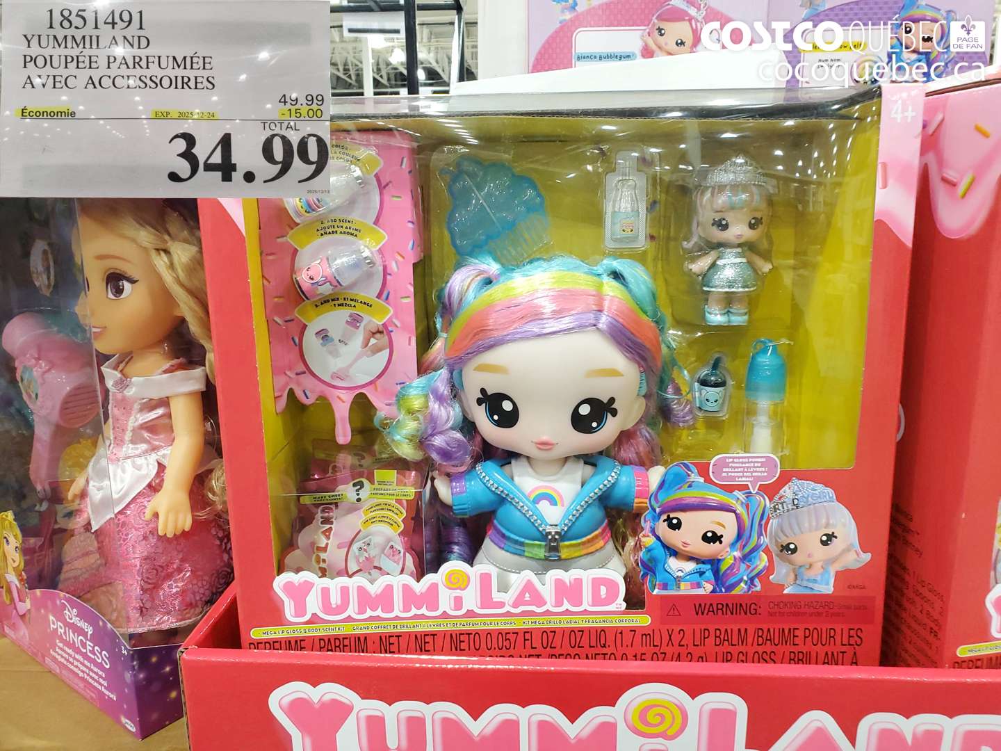 1851491 YUMMILAND POUPÉE PARFUMÉE AVEC ACCESSOIRES ($15.00 INSTANT SAVINGS EXPIRES ON 2025-12-24) $34.99