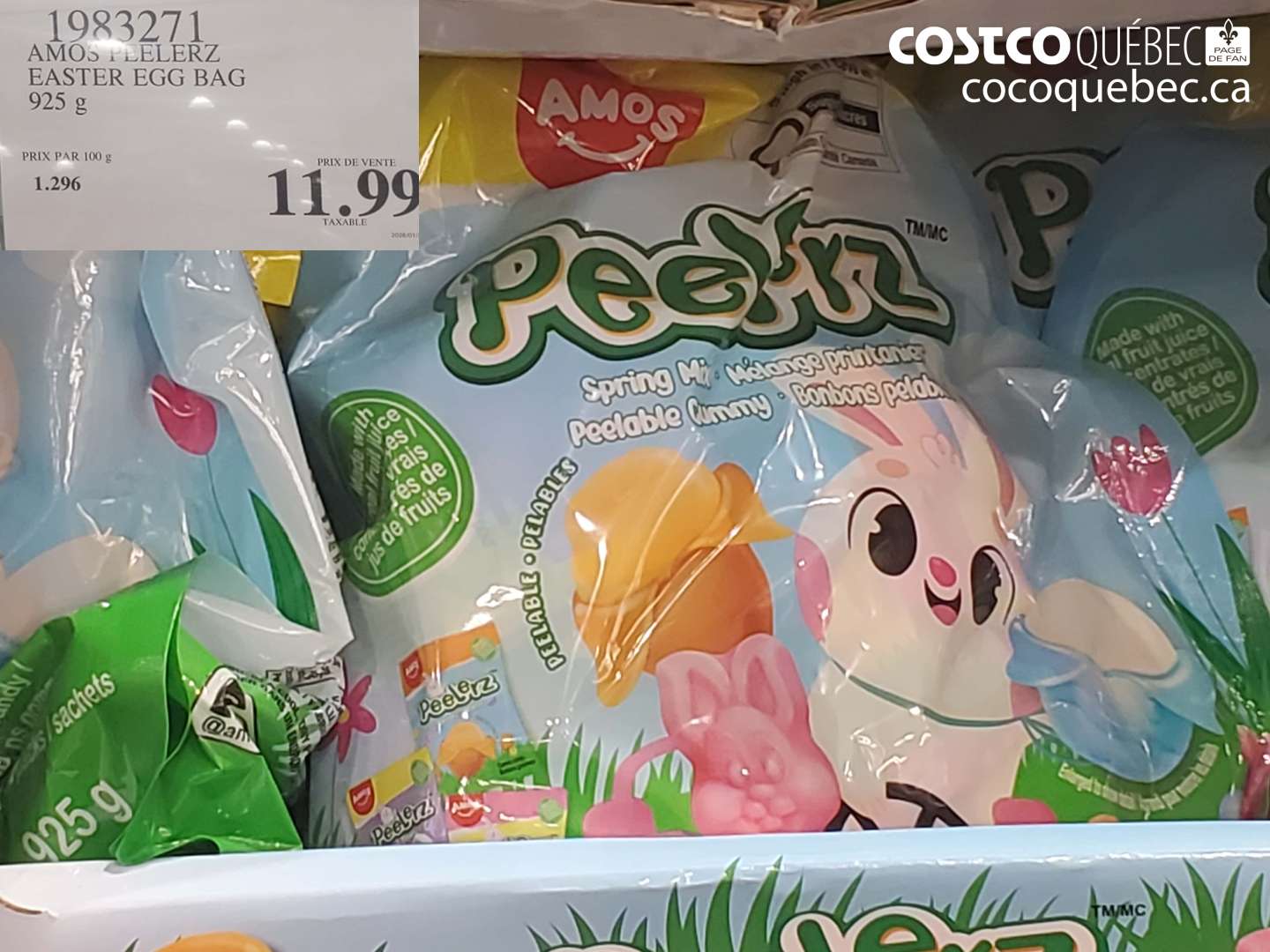 1983271 AMOS PLELERZ EASTER EGG BAG 925 g $11.99