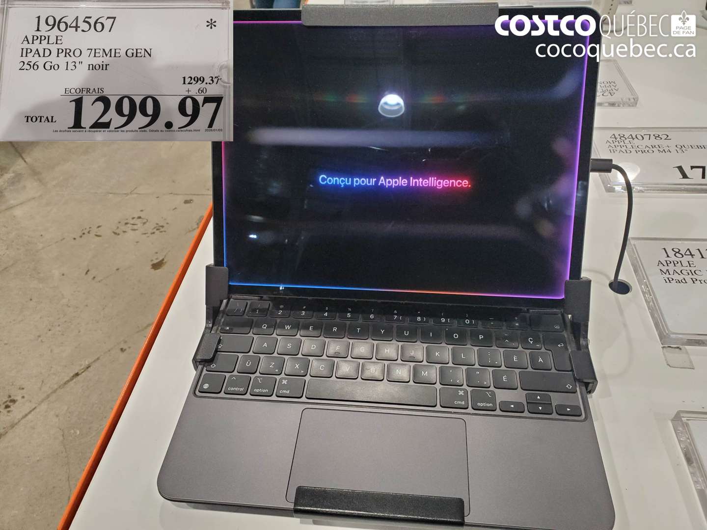 1964567 APPLE IPAD PRO 7EME GEN 256 Go 13\