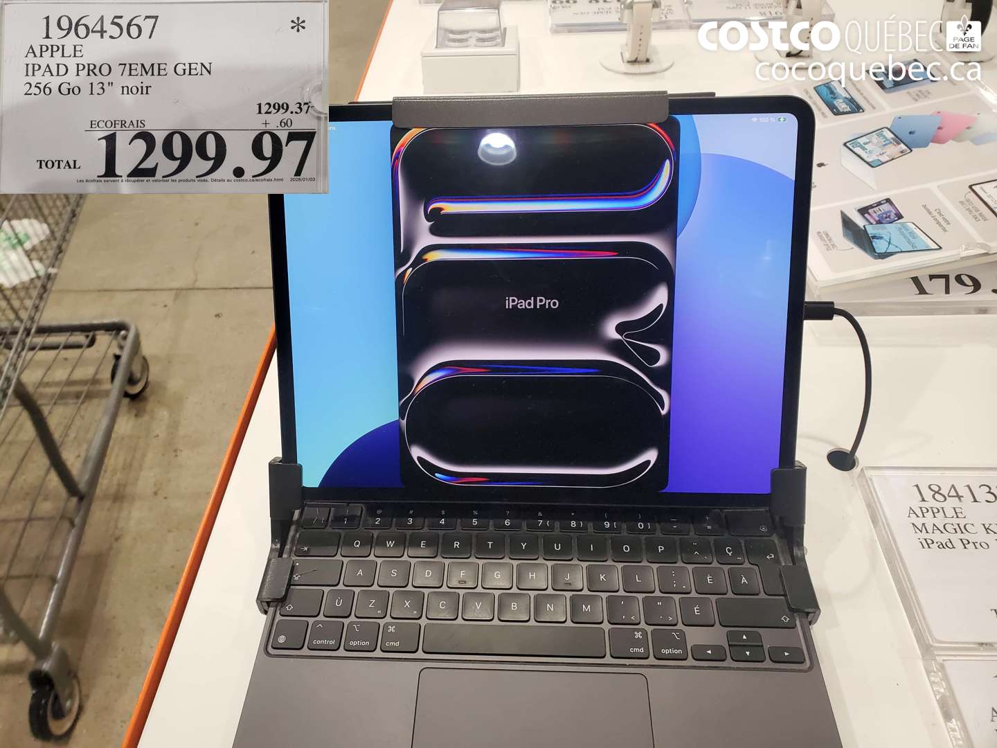 1964567 APPLE IPAD PRO 7EME GEN 256 Go 13\