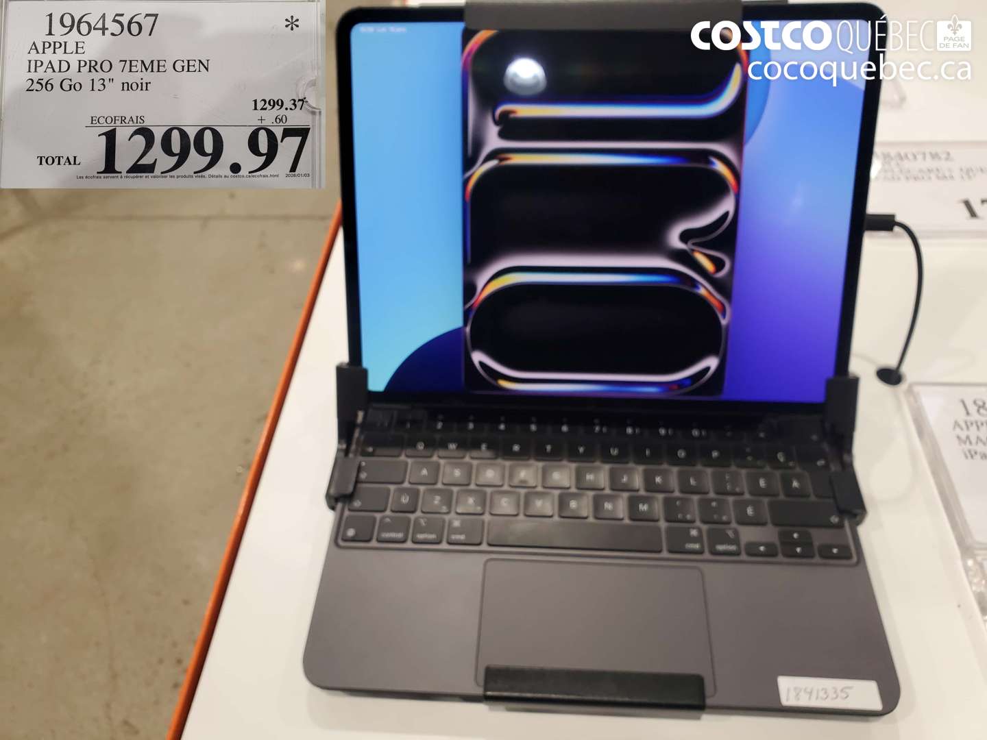 1964567 APPLE IPAD PRO 7EME GEN 256 Go 13\