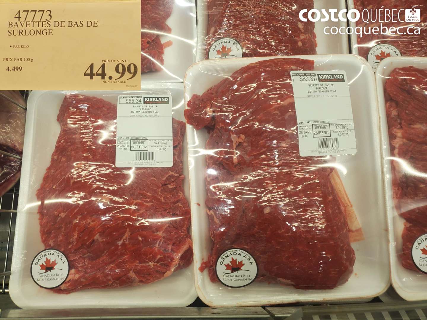 47773 BAVETTES DE BAS DE SURLONGE  $44.99