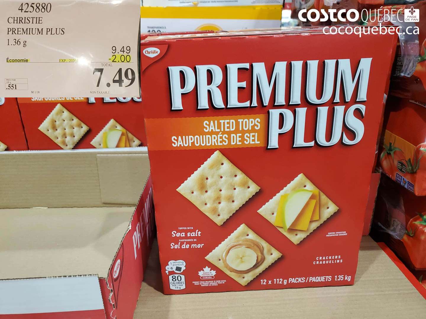 425880 CHRISTIE PREMIUM PLUS 1.36G ($2.00 INSTANT SAVINGS EXPIRES ON 2026-01-11) $7.49