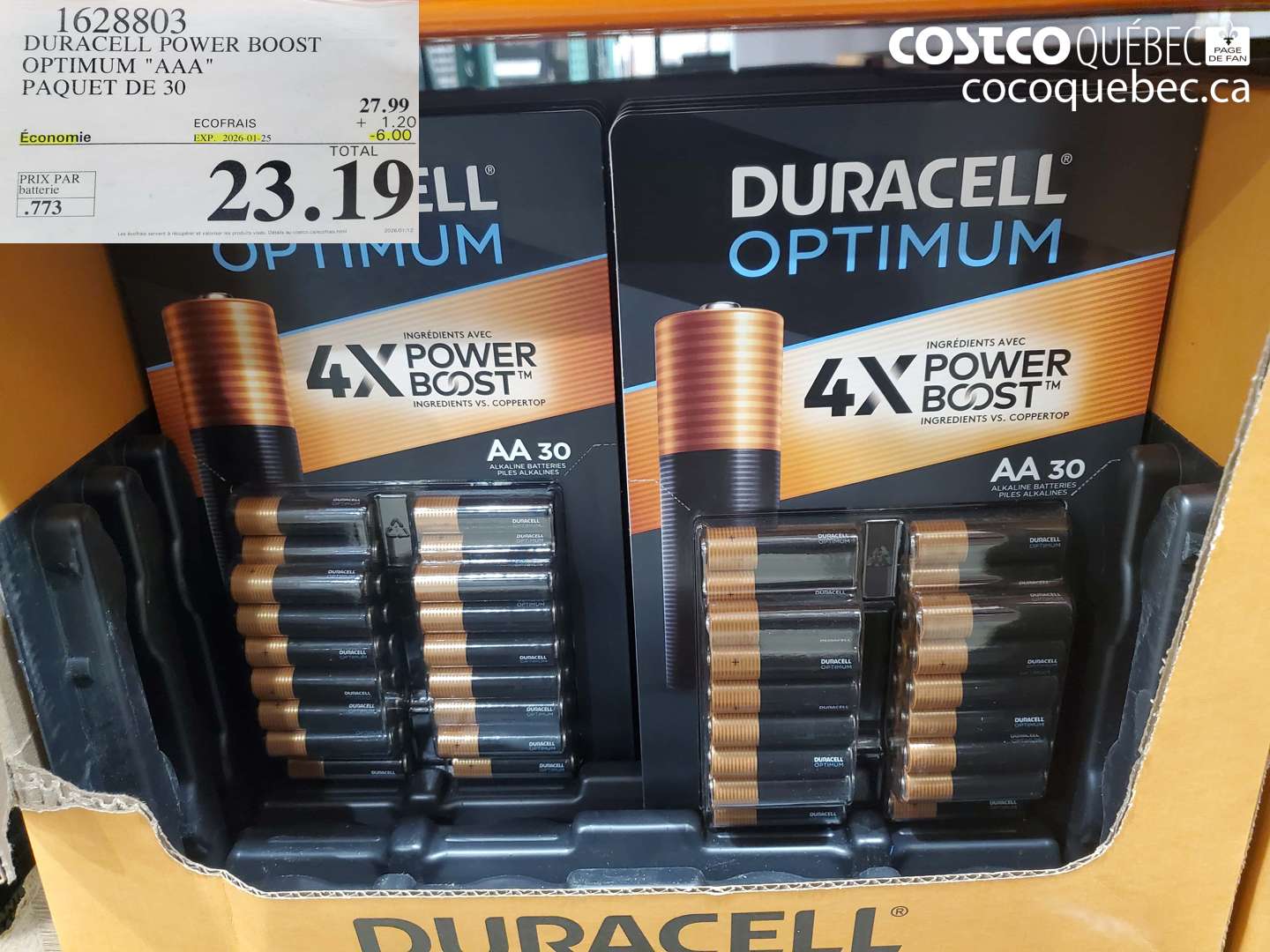 1628803 DURACELL POWER BOOST OPTIMUM 