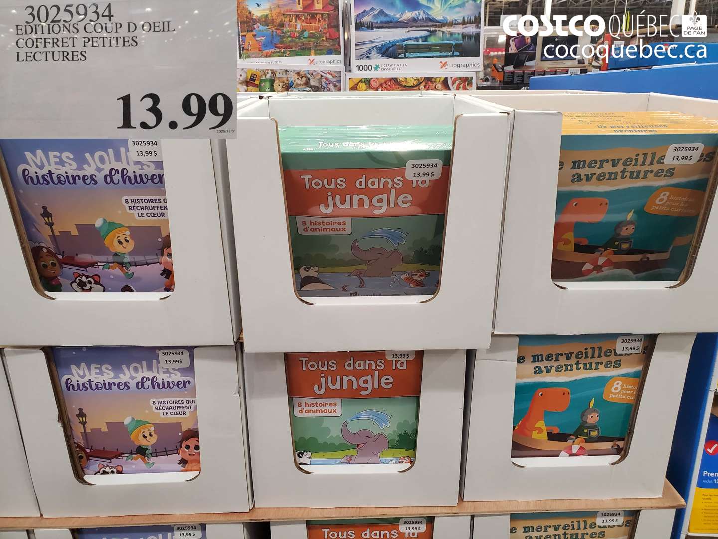 3025934 EDITIONS COUP D OEIL COFFRET PETITES LECTURES $13.99