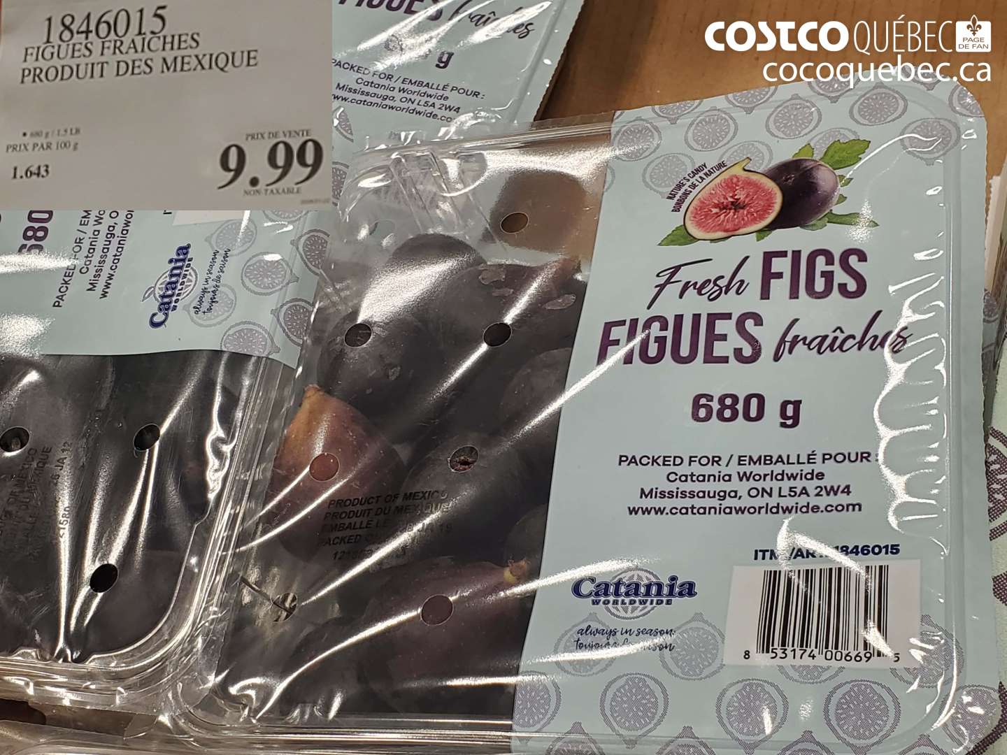1846015 FIGUES FRAICHES PRODUIT DES MEXIQUE $9.99