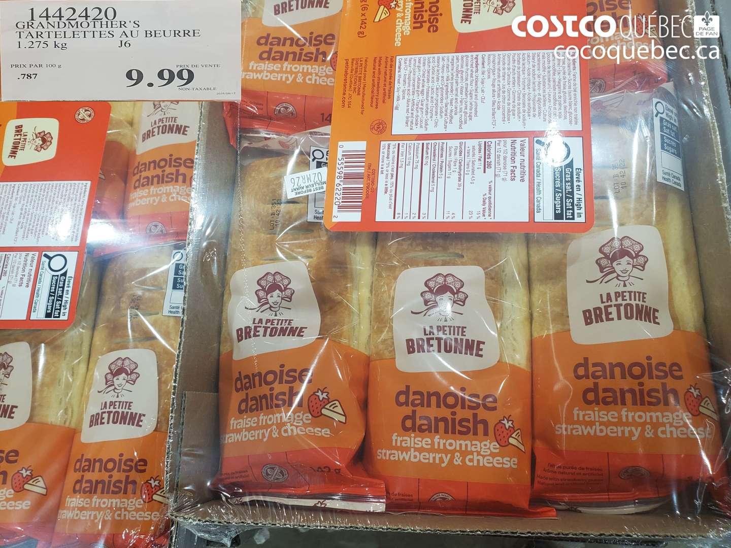 1442420 GRANDMOTHER'S TARTELETTES AU BEURRE 1.275 kg $9.99