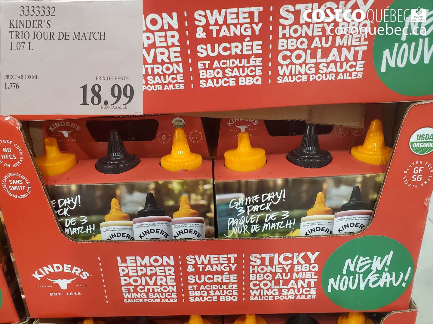 3333332 KINDER'S TRIO JOUR DE MATCH  $18.99