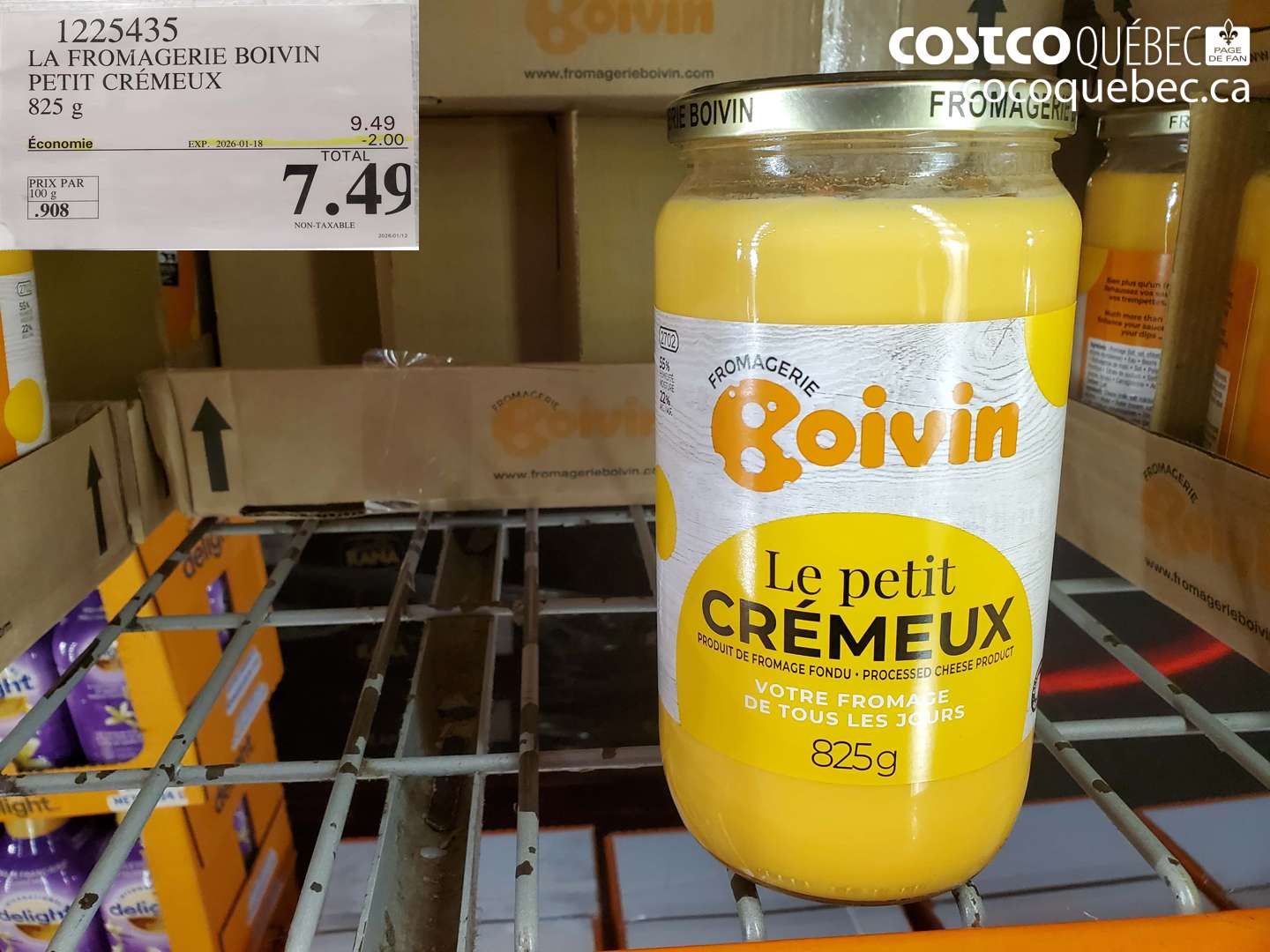 1225435 LA FROMAGERIE BOIVIN PETIT CREMEUX ($2.00 INSTANT SAVINGS EXPIRES ON 2026-01-18) $7.49