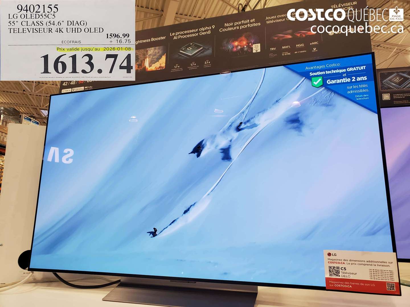 9402155 LG OLED55C5 55\