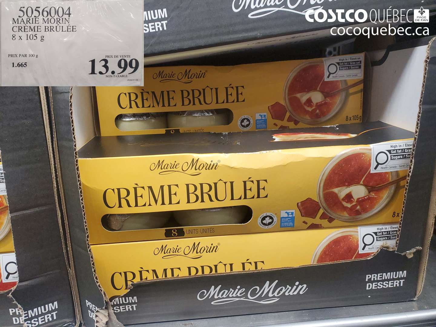 5056004 MARIE MORIN CREME BRULEE $13.99