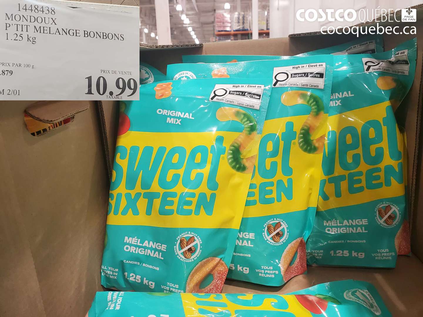 1448438 MONDOUX P'TIT MELANGE BONBONS 1.25 kg $10.99