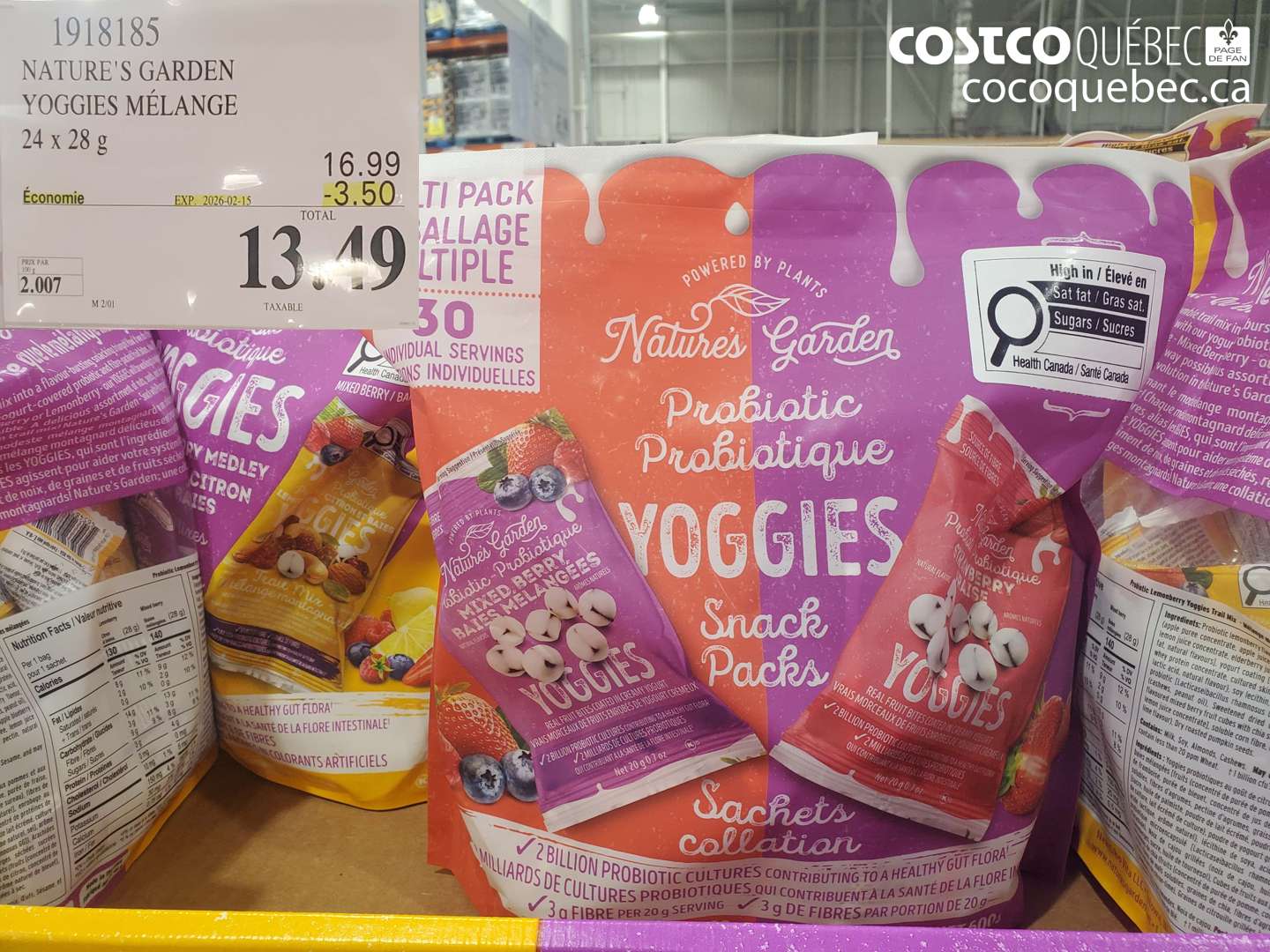 1918185 NATURE'S GARDEN YOGGIES MÉLANGE ($3.50 INSTANT SAVINGS EXPIRES ON 2026-02-15) $13.49