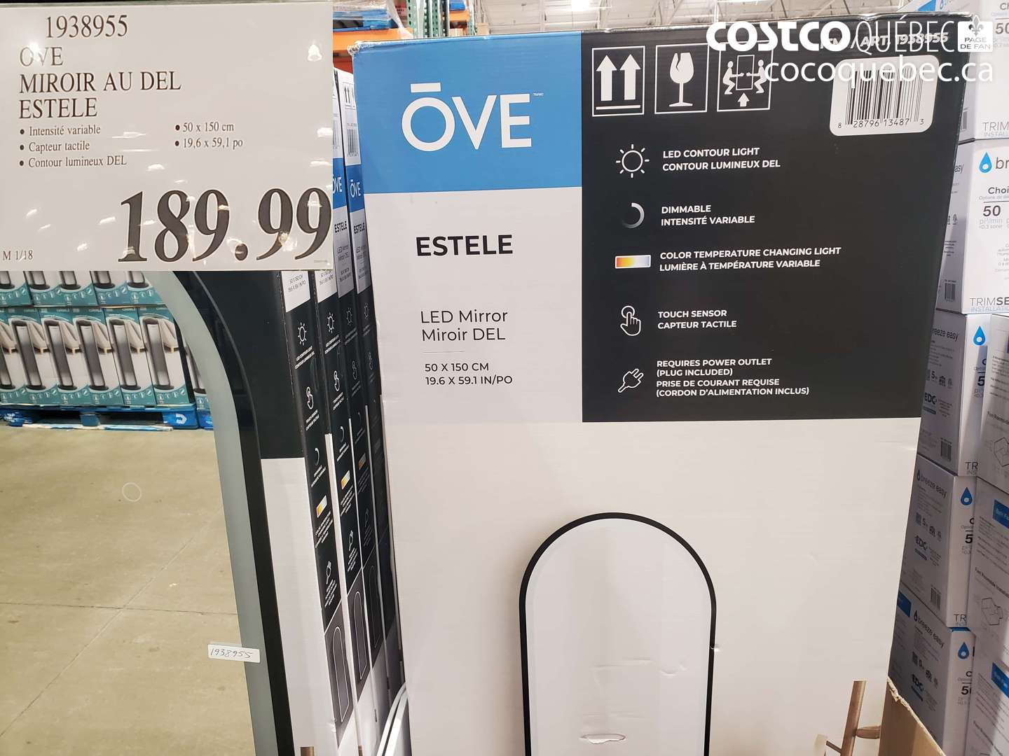 1938955 OVE MIROIR AU DEL  $189.99