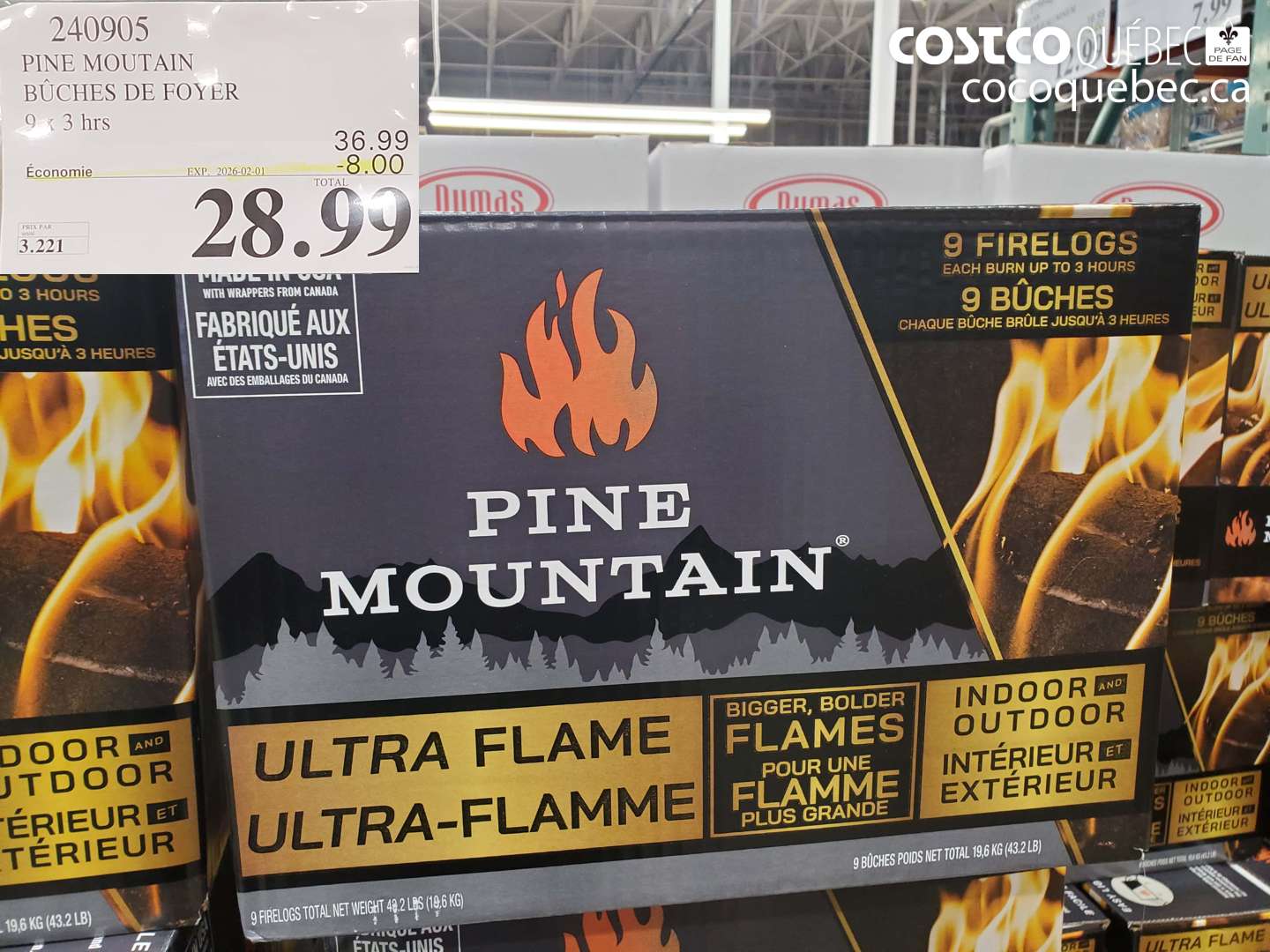 240905 PINE MOUNTAIN BUCHES DE FOYER 9 x 3 hrs ($8.00 INSTANT SAVINGS EXPIRES ON 2026-02-01) $36.99