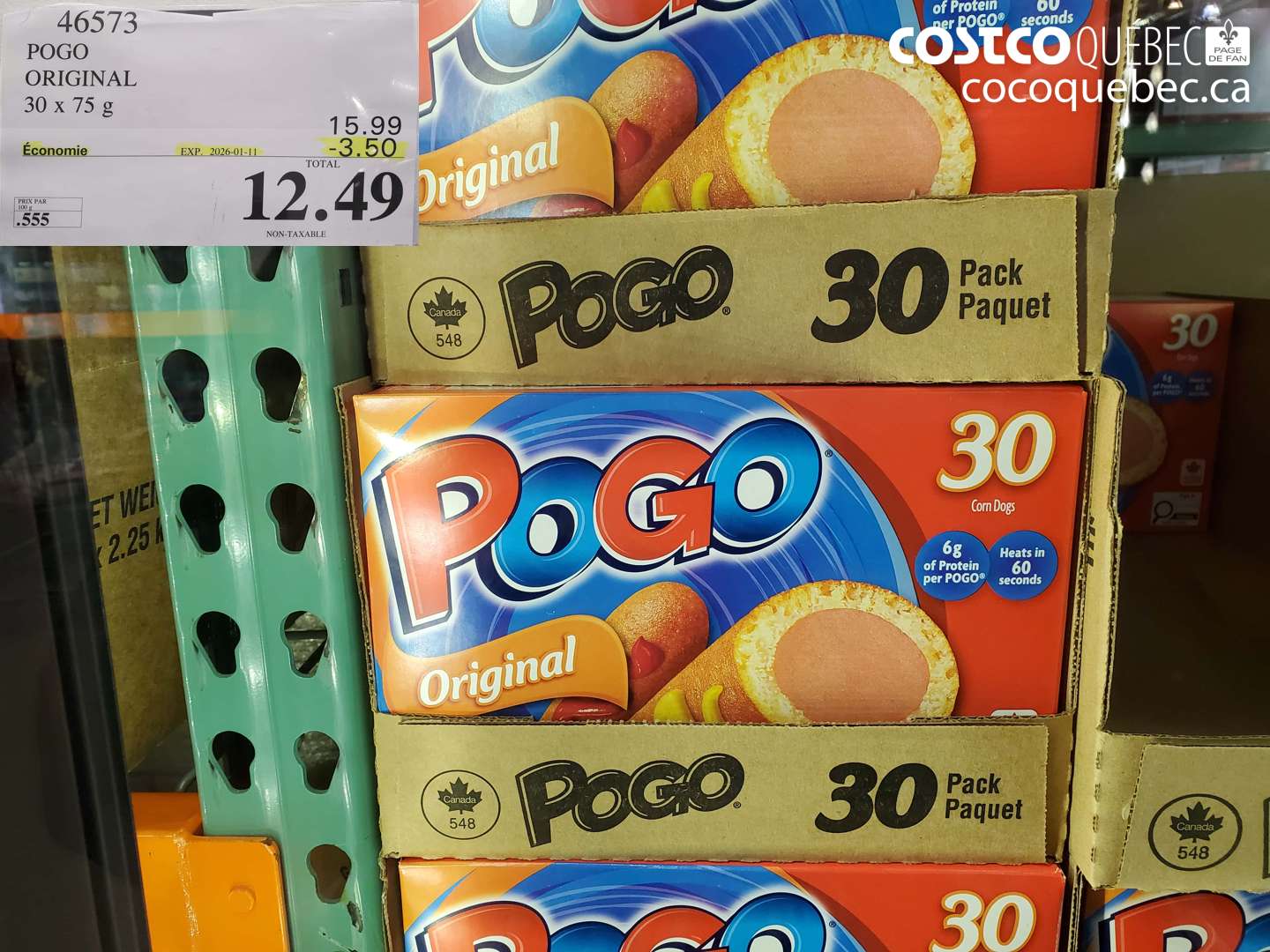 46573 POGO ORIGINAL 30 X 75g ($3.50 INSTANT SAVINGS EXPIRES ON 2026-01-11) $12.49