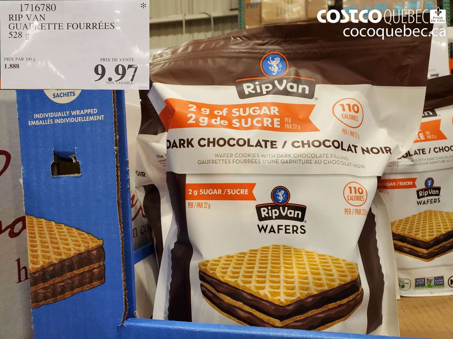 1716780 RIP VAN GUAFRETTE FOURRÉES 528 g $9.97