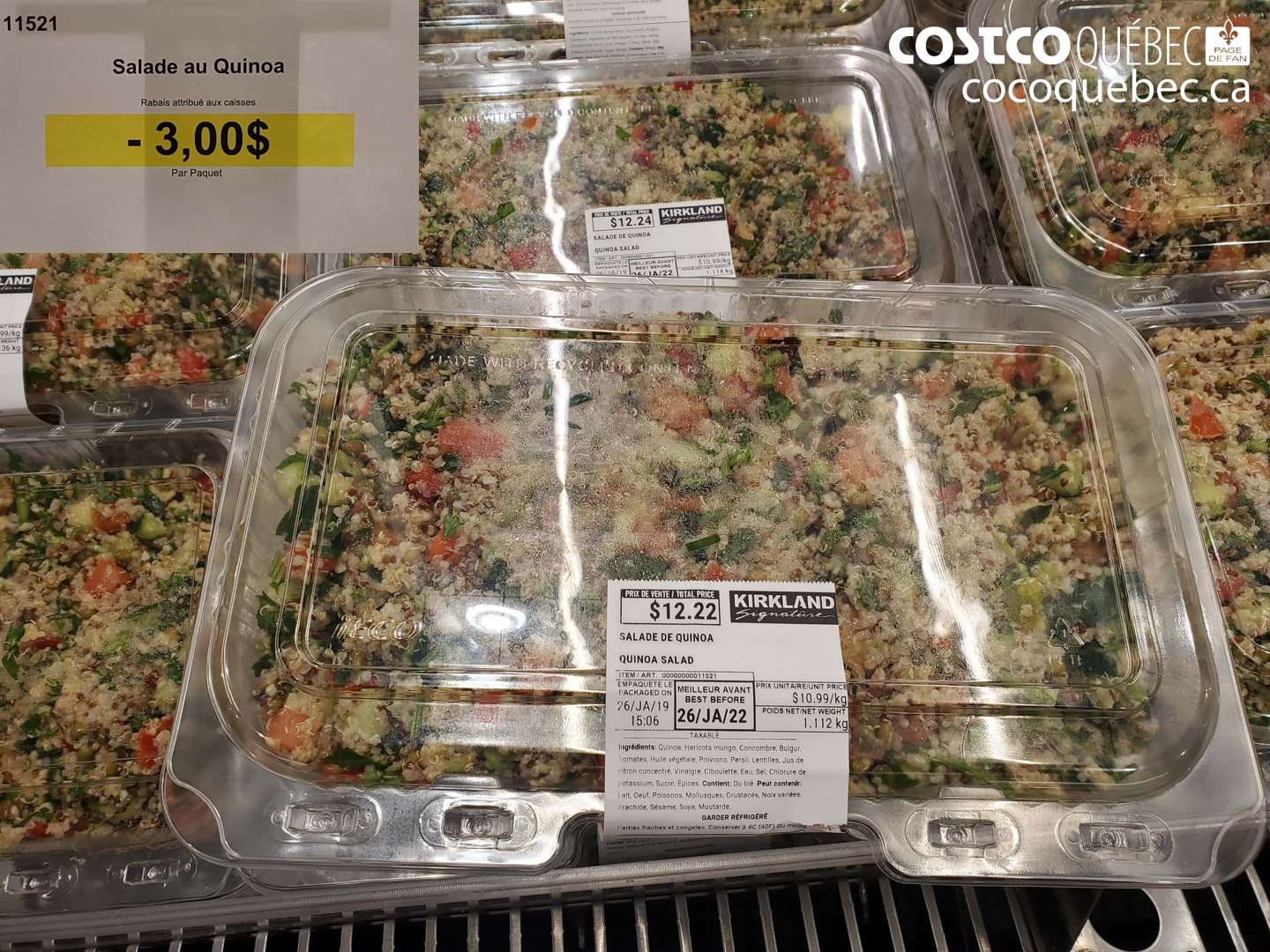 11521 SALADE DE QUINOA  ($3.00 INSTANT SAVINGS)