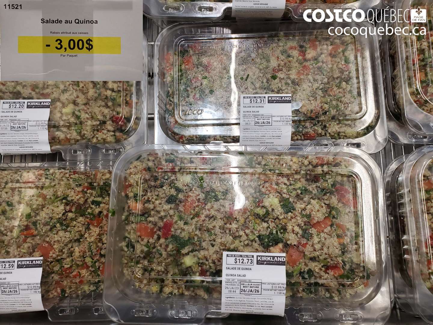 11521 SALADE DE QUINOA  ($3.00 INSTANT SAVINGS)