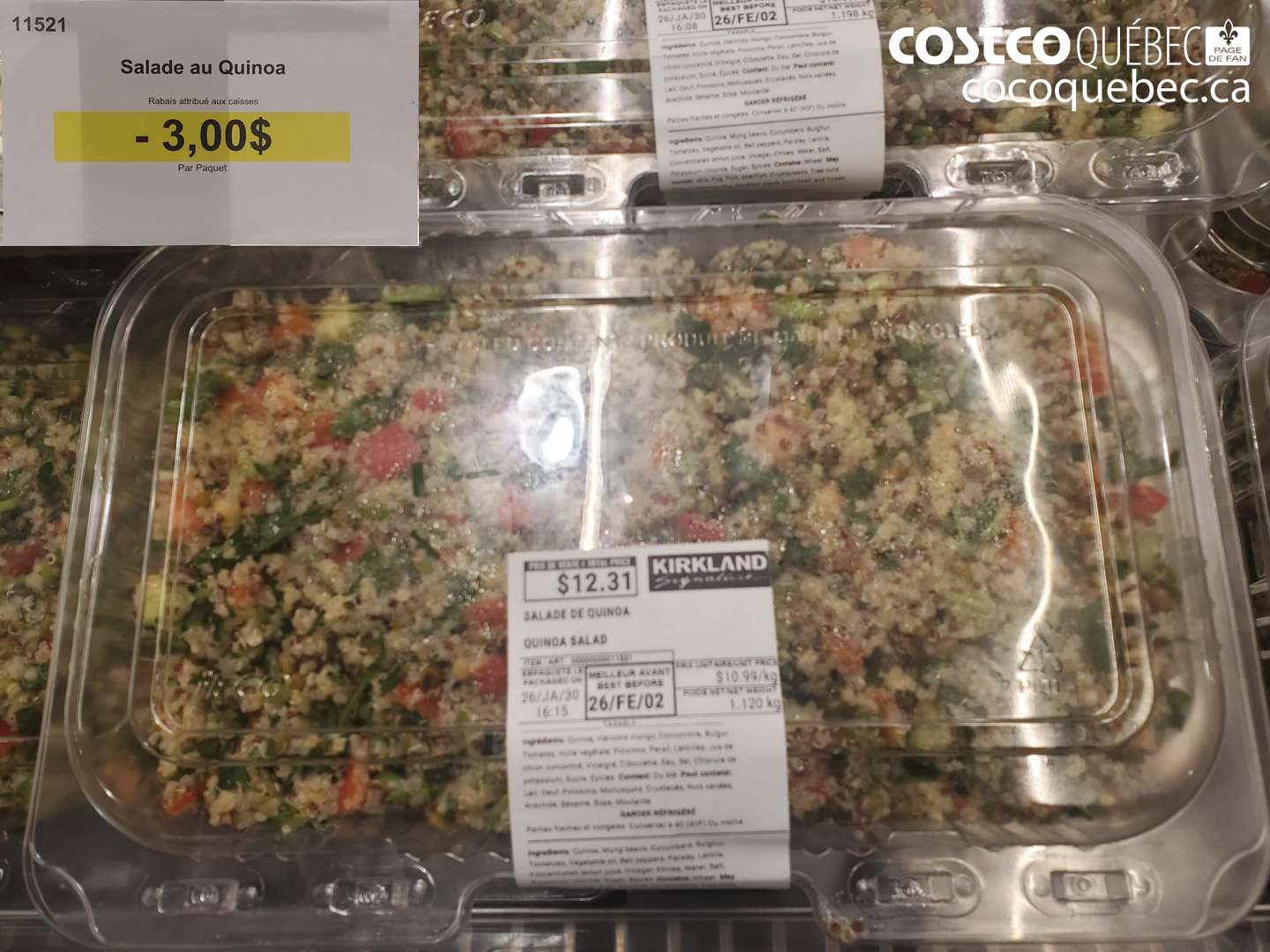 11521 SALADE DE QUINOA  ($3.00 INSTANT SAVINGS)