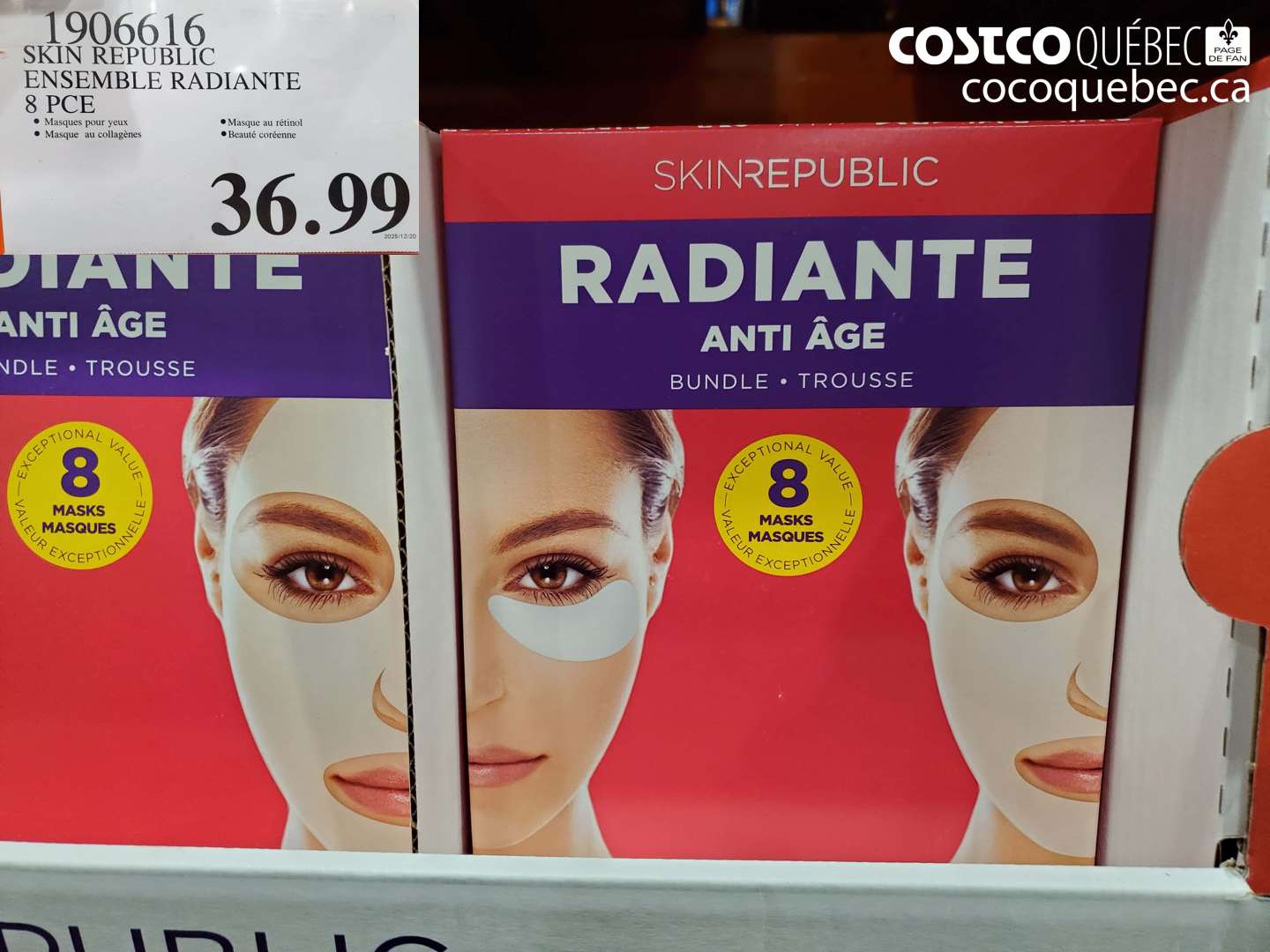 1906616 SKIN REPUBLIC ENSEMBLE RADIANTE 8 PCE $36.99