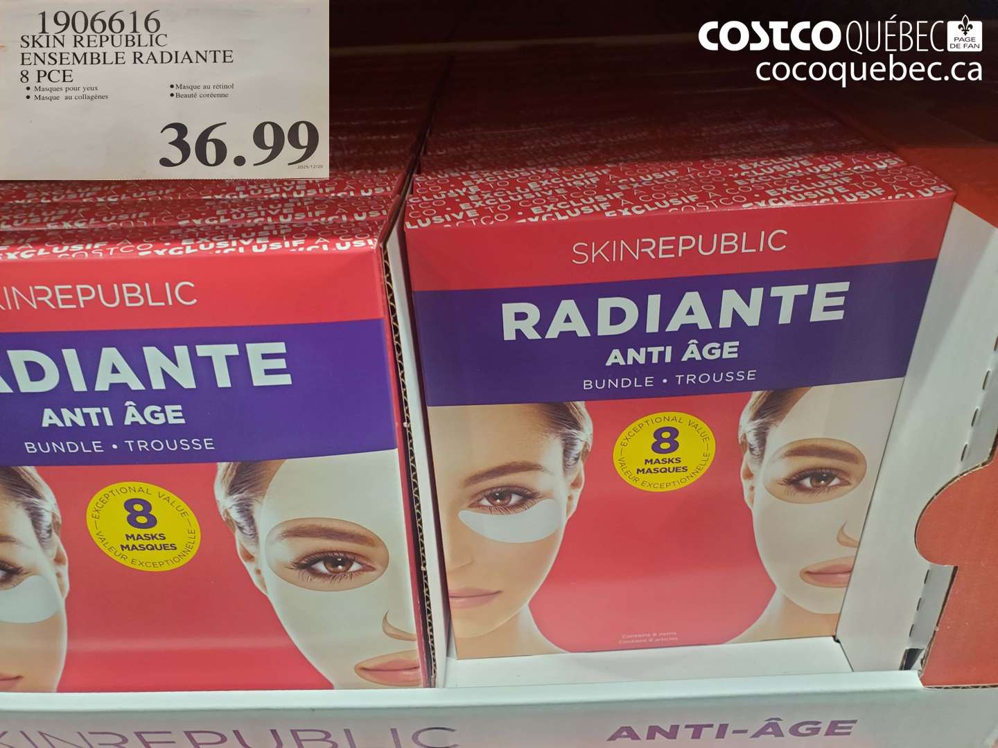 1906616 SKIN REPUBLIC ENSEMBLE RADIANTE 8 PCE $36.99