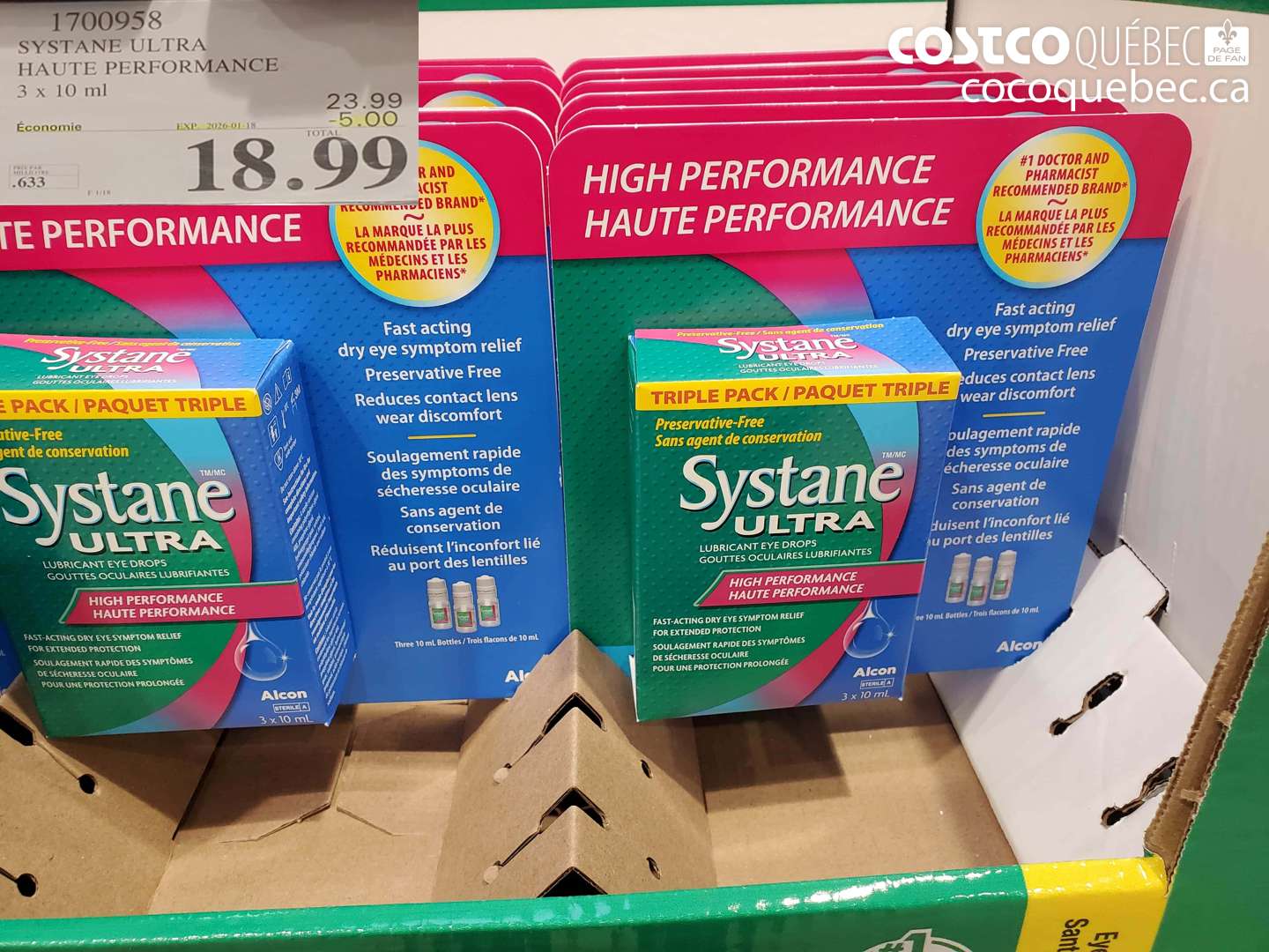 1700958 SYSTANE ULTRA HAUTE PERFORMANCE 3 x 10 ml ($5.00 INSTANT SAVINGS EXPIRES ON 2026-01-18) $18.99