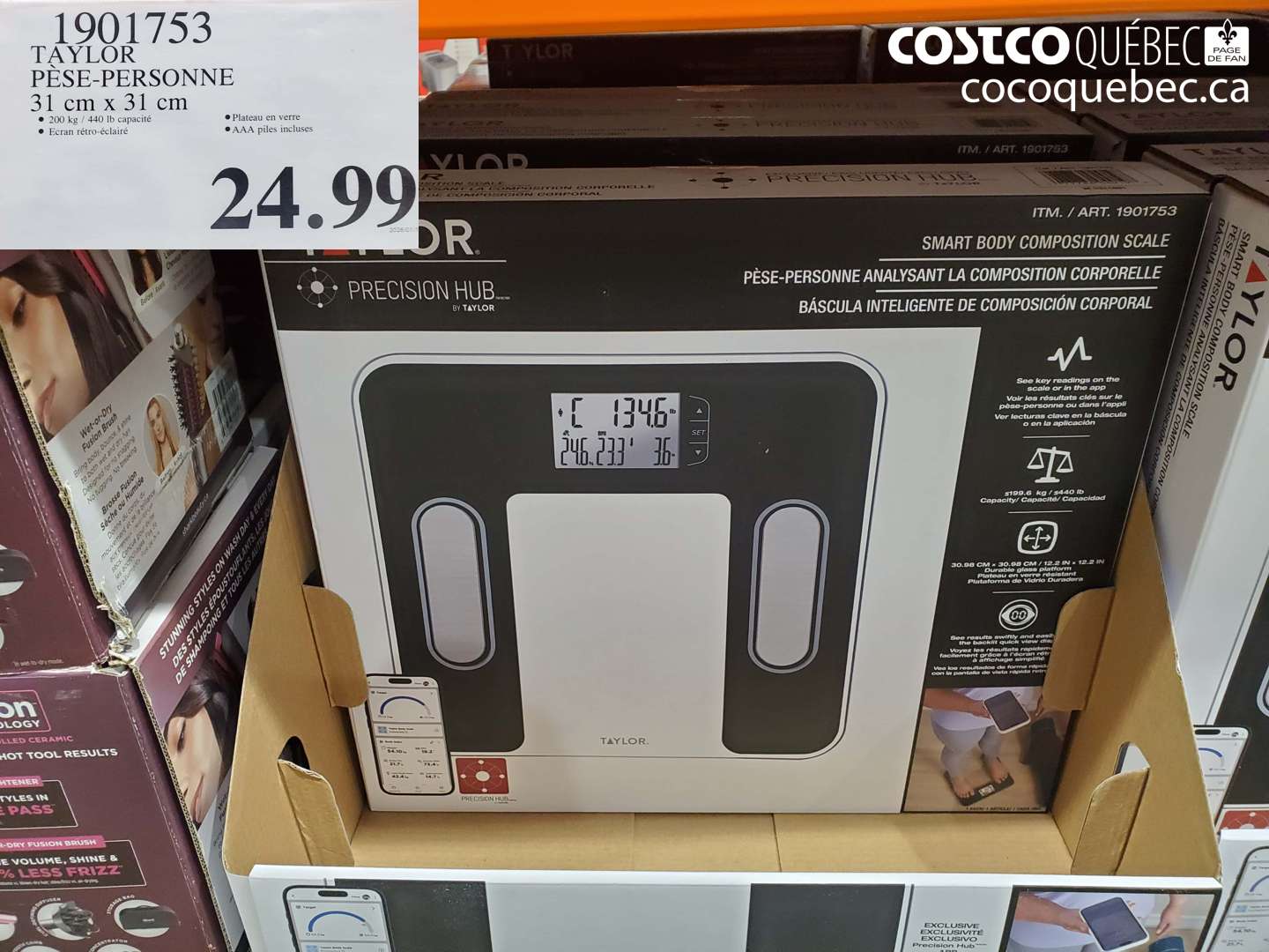 1901753 TAYLOR PÈSE-PERSONNE 31 cm x 31 cm $24.99