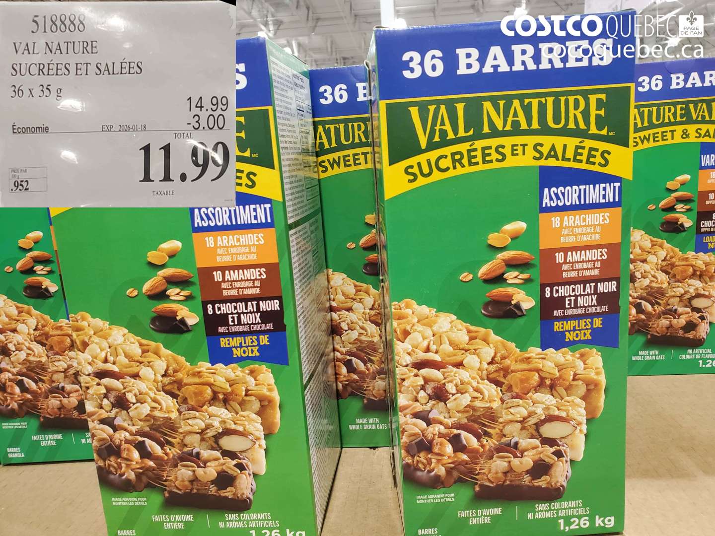 518888 VAL NATURE SUCREES ET SALEES  ($3.00 INSTANT SAVINGS EXPIRES ON 2026-01-18) $11.99