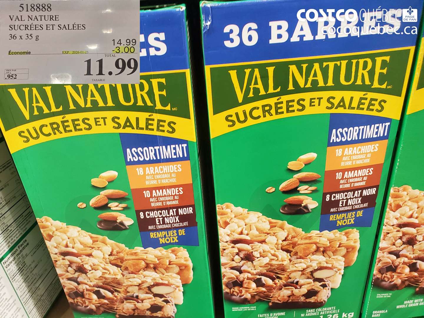 518888 VAL NATURE SUCREES ET SALEES  ($3.00 INSTANT SAVINGS EXPIRES ON 2026-01-25) $11.99