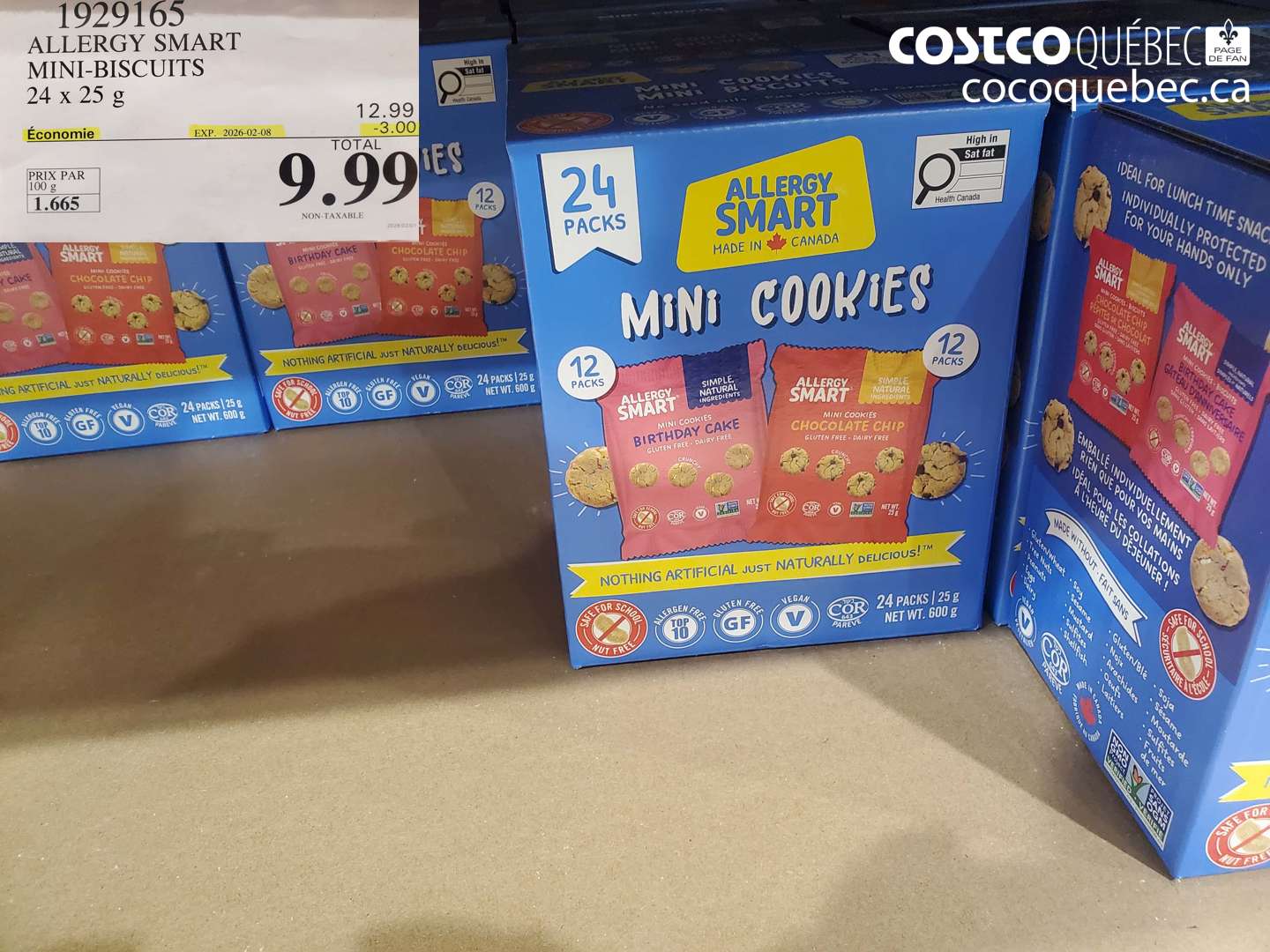 1929165 ALLERGY SMART MINI-BISCUITS ($3.00 INSTANT SAVINGS EXPIRES ON 2026-02-08) $9.99