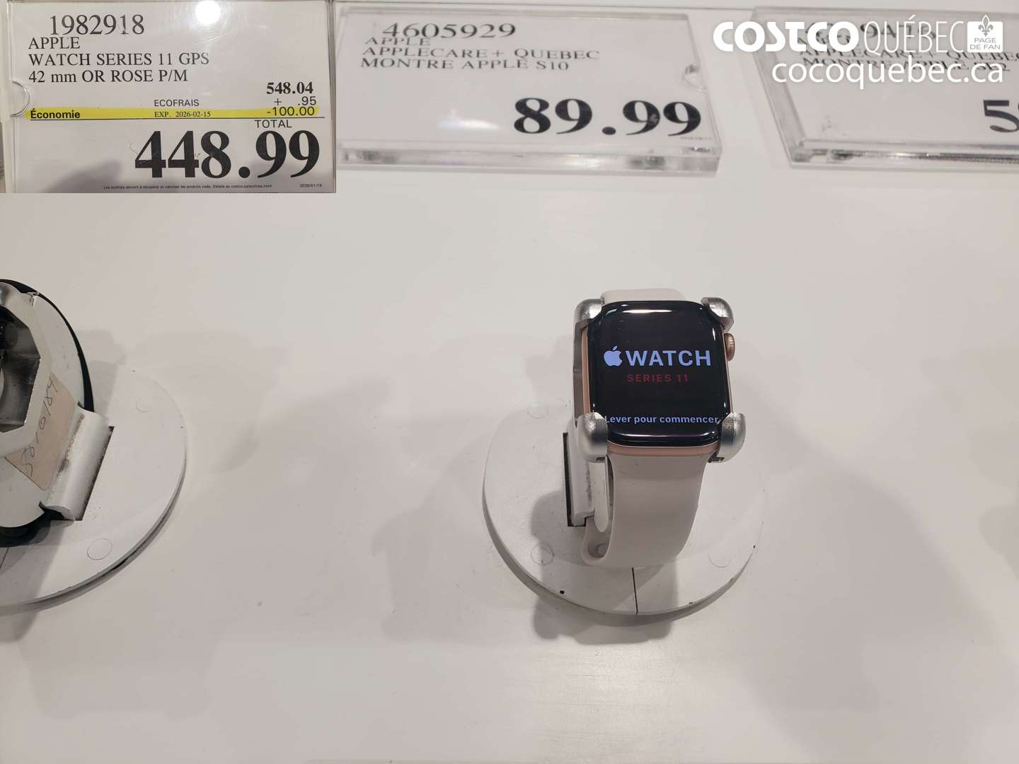 1982918 APPLE WATCH SERIES 11 GPS 42 mm OR ROSE P/M ($100.00 INSTANT SAVINGS EXPIRES ON 2026-02-15) $448.99