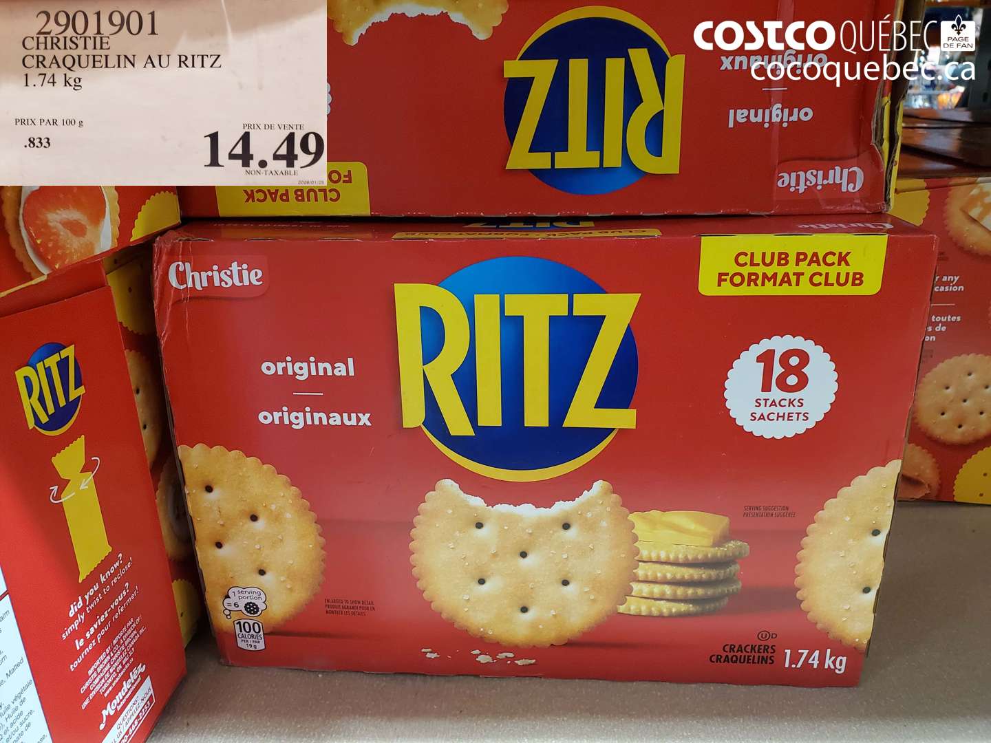 2901901 CHRISTIE CRAQUELIN AU RITZ 1.74 kg $14.49